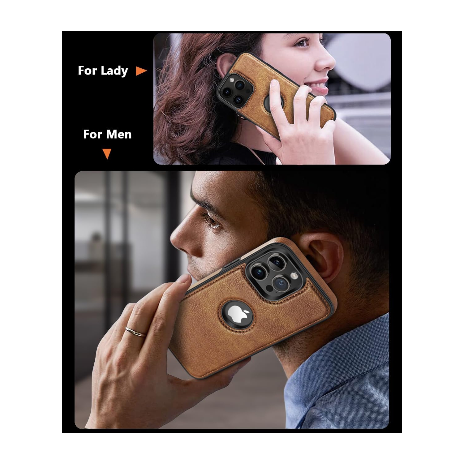 "BIG SALE" For iPhone 12 Pro Max, Leather Case, Thin Flexible Soft Grip Luxury PU Leather Cover Durable Anti-Scratch Full Phone Case