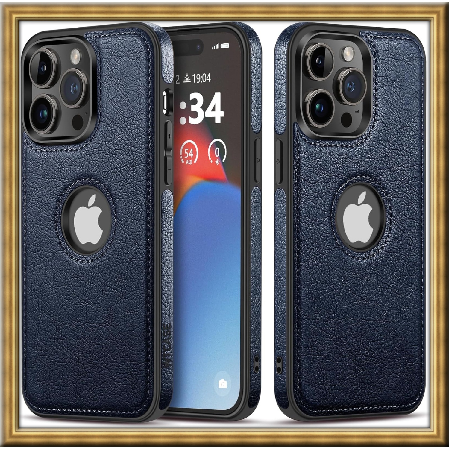 "BIG SALE" For iPhone 13 Pro Max, Leather Case, Thin Flexible Soft Grip Luxury PU Leather Cover Durable Anti-Scratch Full Phone Case