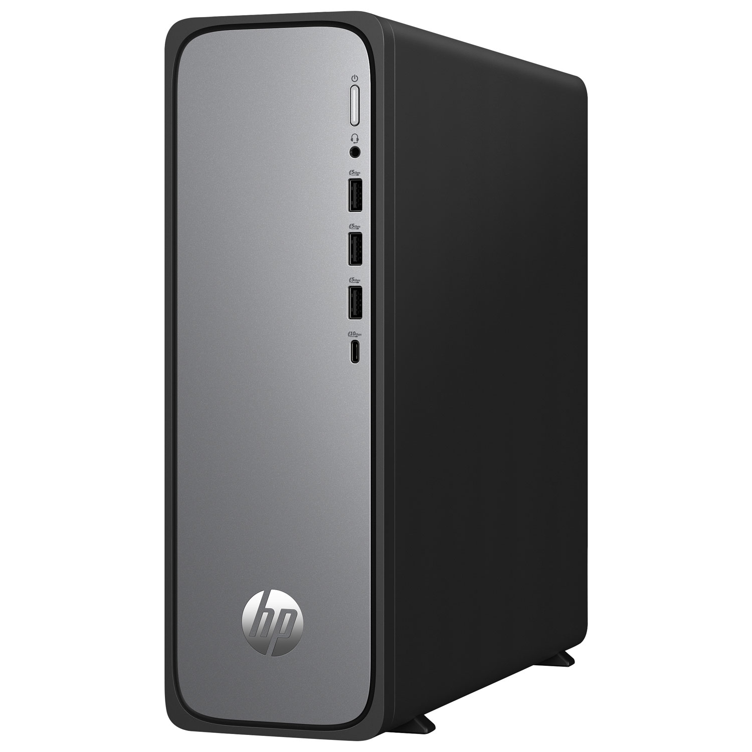 hp 最新 i5-9500 500GB+1TB hp1 HP OmniDesk Slim Desktop PC - Black (Intel Core i5-14400