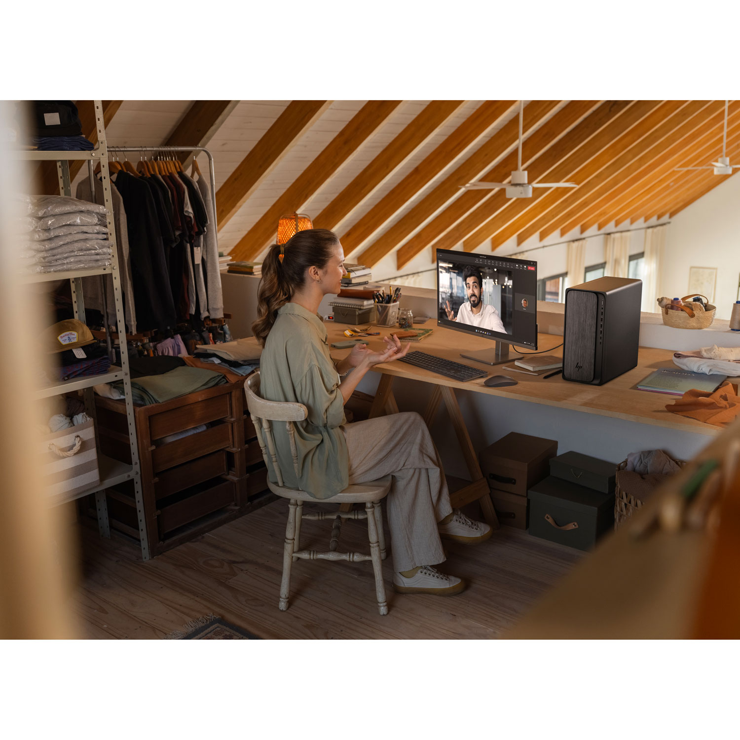 HP OmniDesk Desktop PC - Jack Black - Only at Best Buy