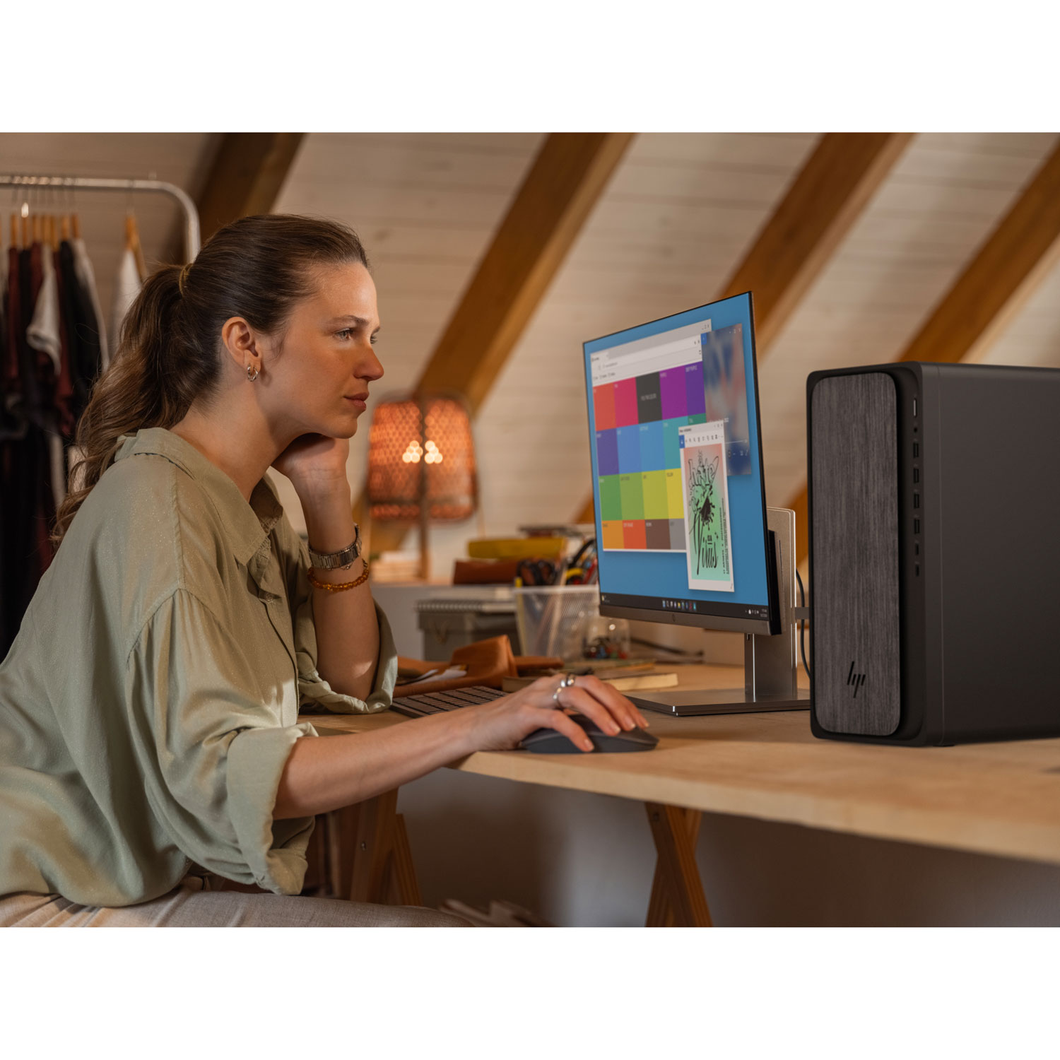 HP OmniDesk Desktop PC - Jack Black - Only at Best Buy