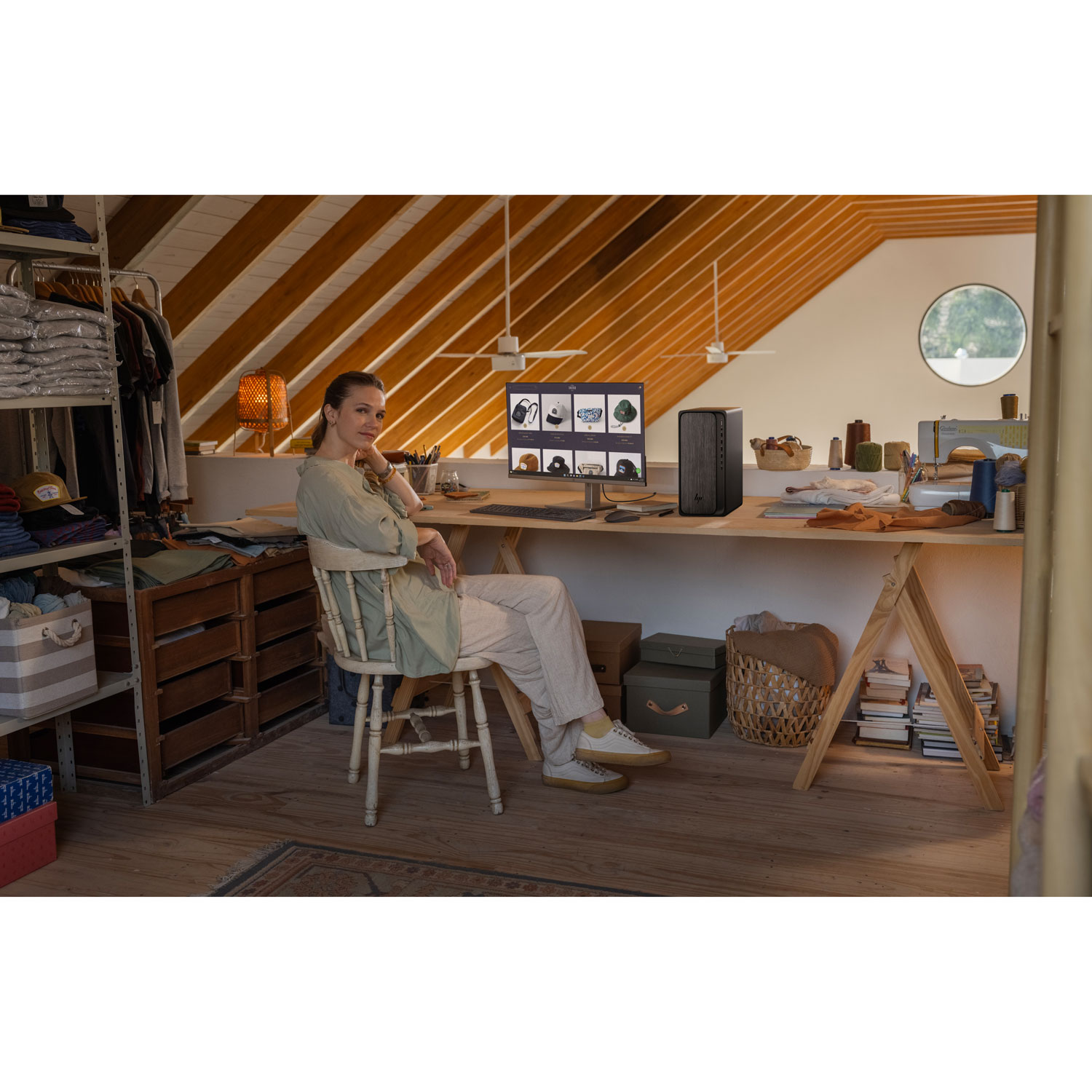 HP OmniDesk Desktop PC - Jack Black - Only at Best Buy