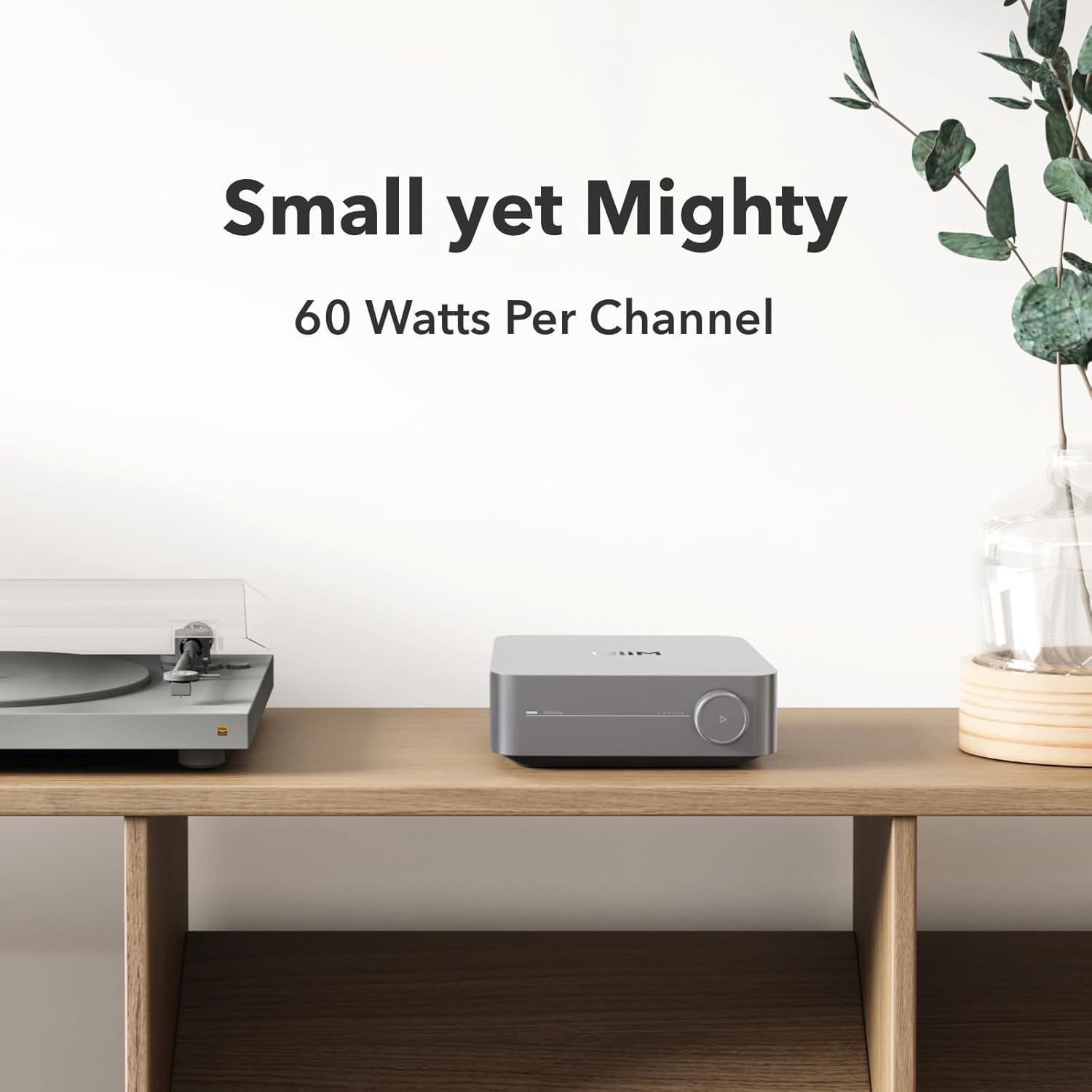 Open Box - WiiM Amp: Multiroom Streaming Amplifier w/ AirPlay 2, Chromecast, HDMI & Spotify, Amazon Music, TIDAL & More
