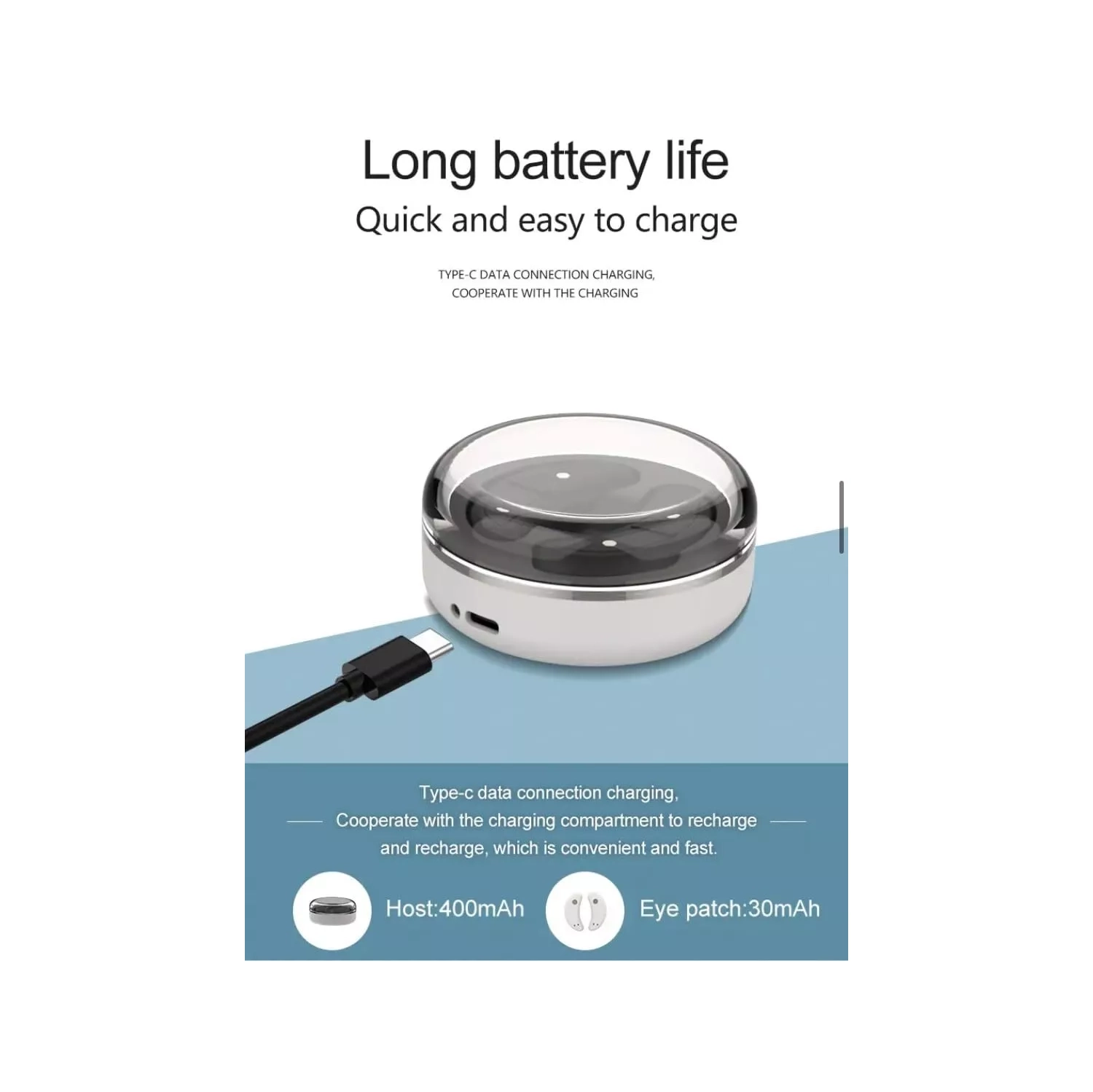 Eye Anti Aging Microcurrent Red Light Therapy Device Eye Bags Remover Dark Circles Eye Wrinkles Remover Eyes Massager-White