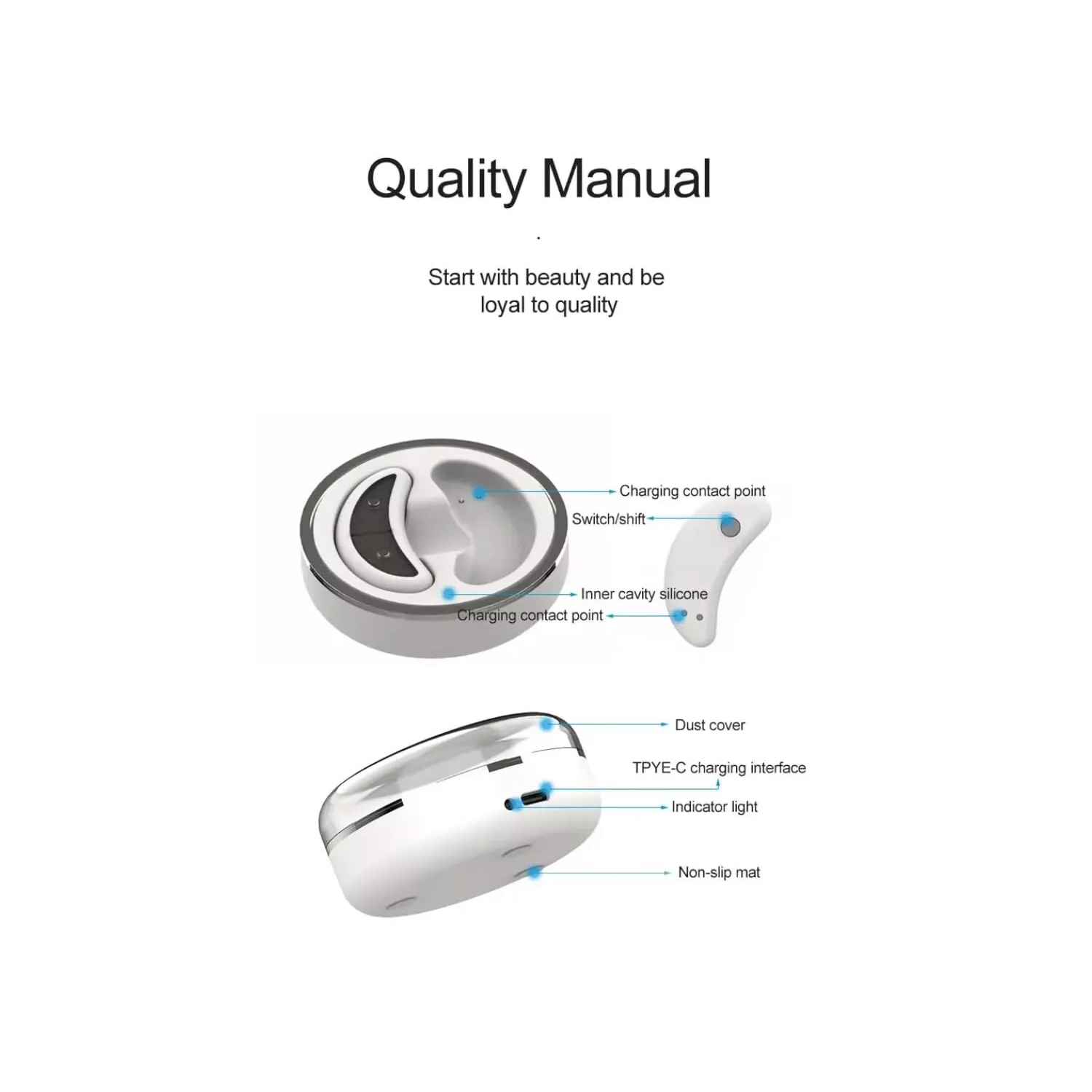 Eye Anti Aging Microcurrent Red Light Therapy Device Eye Bags Remover Dark Circles Eye Wrinkles Remover Eyes Massager-White