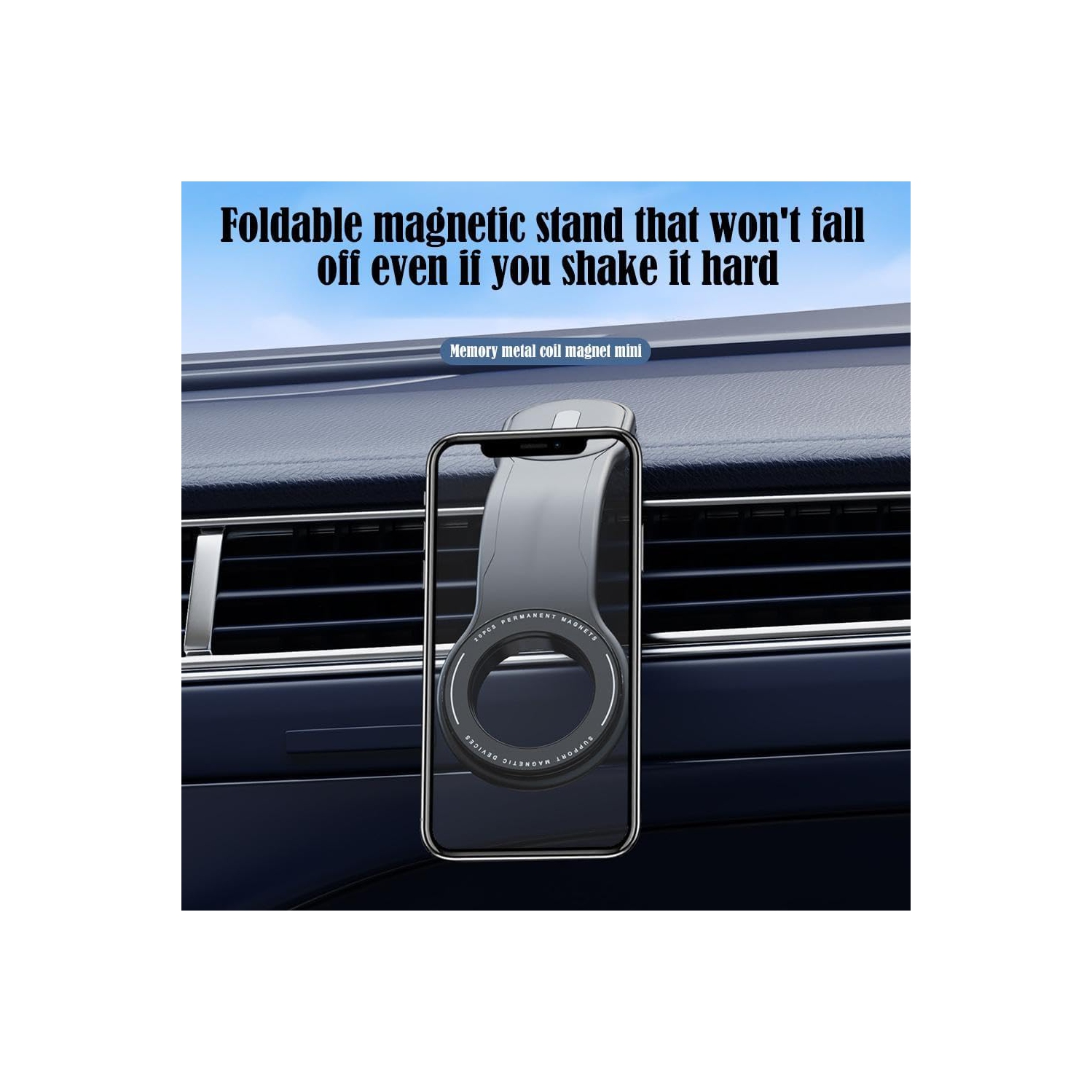 Magnetic Phone Holder Base for car, New Magnetic Phone Bracket, Secure and Convenient Dashboard Phone Holder