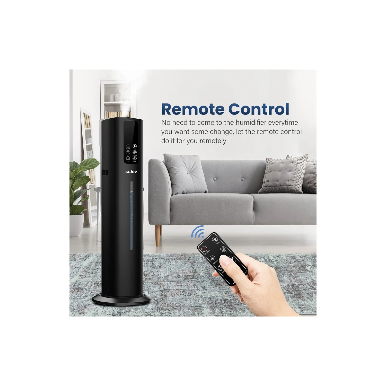 Humidifiers for Bedroom Large Room Office Cool Mist Air Humidifier 8L/2.11Gal US