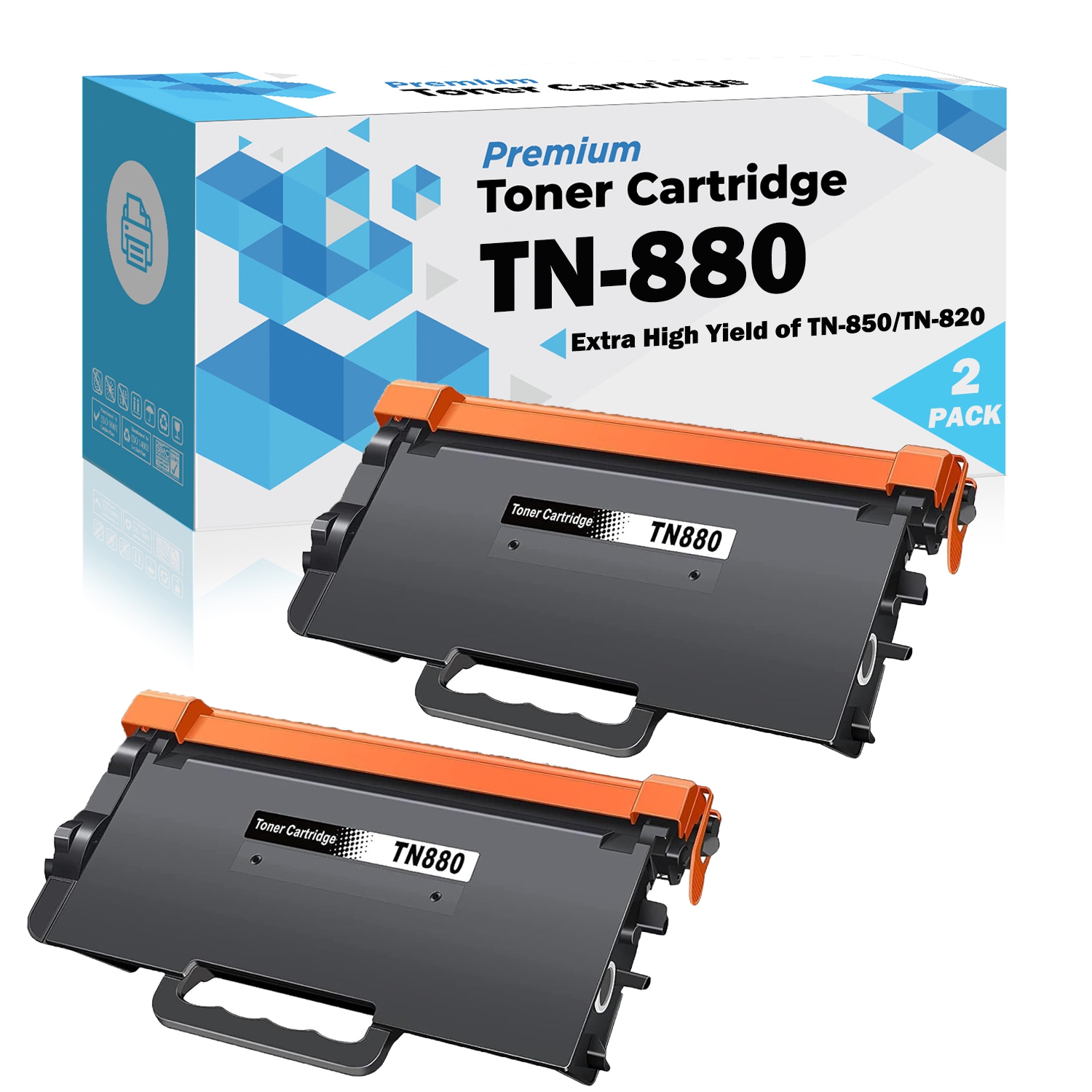 Ultra Toner® Compatible Brother TN880 Toner Cartridge Super High Yield of TN850 TN820 HL-L6200DW L6200DWT L6250DW L6300DW L6400DW L6400DWT