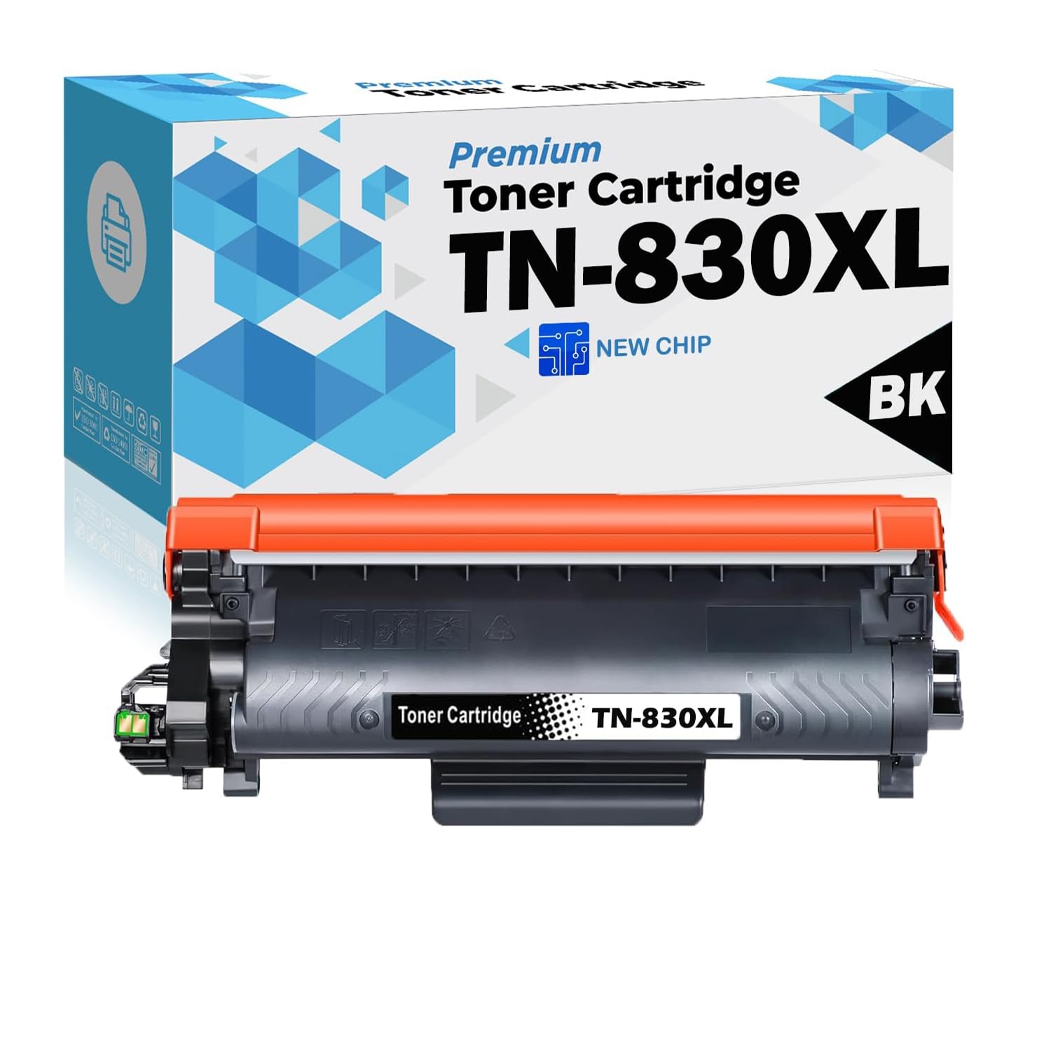 [New Chip] Ultra Toner® Compatible Brother TN830XL High Yield TN830 Black Toner Cartridge TN-830XL Brother HL-L2405W HL-L2460DW DCP-L2640DW