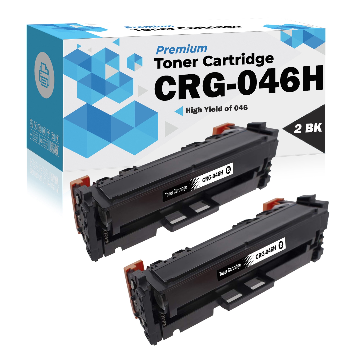 Remplacement de cartouche d'encre en poudre 046H compatible avec Ultra Toner MD 046 de Canon CRG046 - Imprimante laser couleur ImageCLASS MF733Cdw
