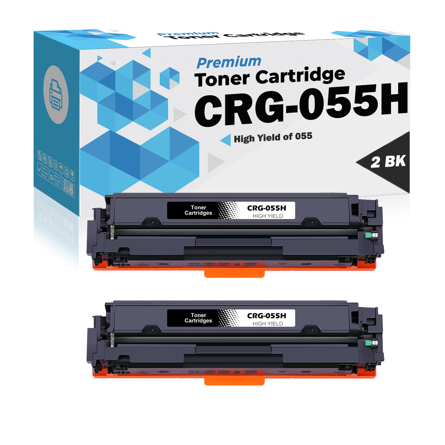 Ultra Toner® Compatible Canon 055H 055 Toner Cartridge High Yield LBP664Cdw MF741Cdw MF743Cdw MF745Cdw MF746Cdw i-SENSYS LBP663Cdw LBP664Cx MF742Cdw