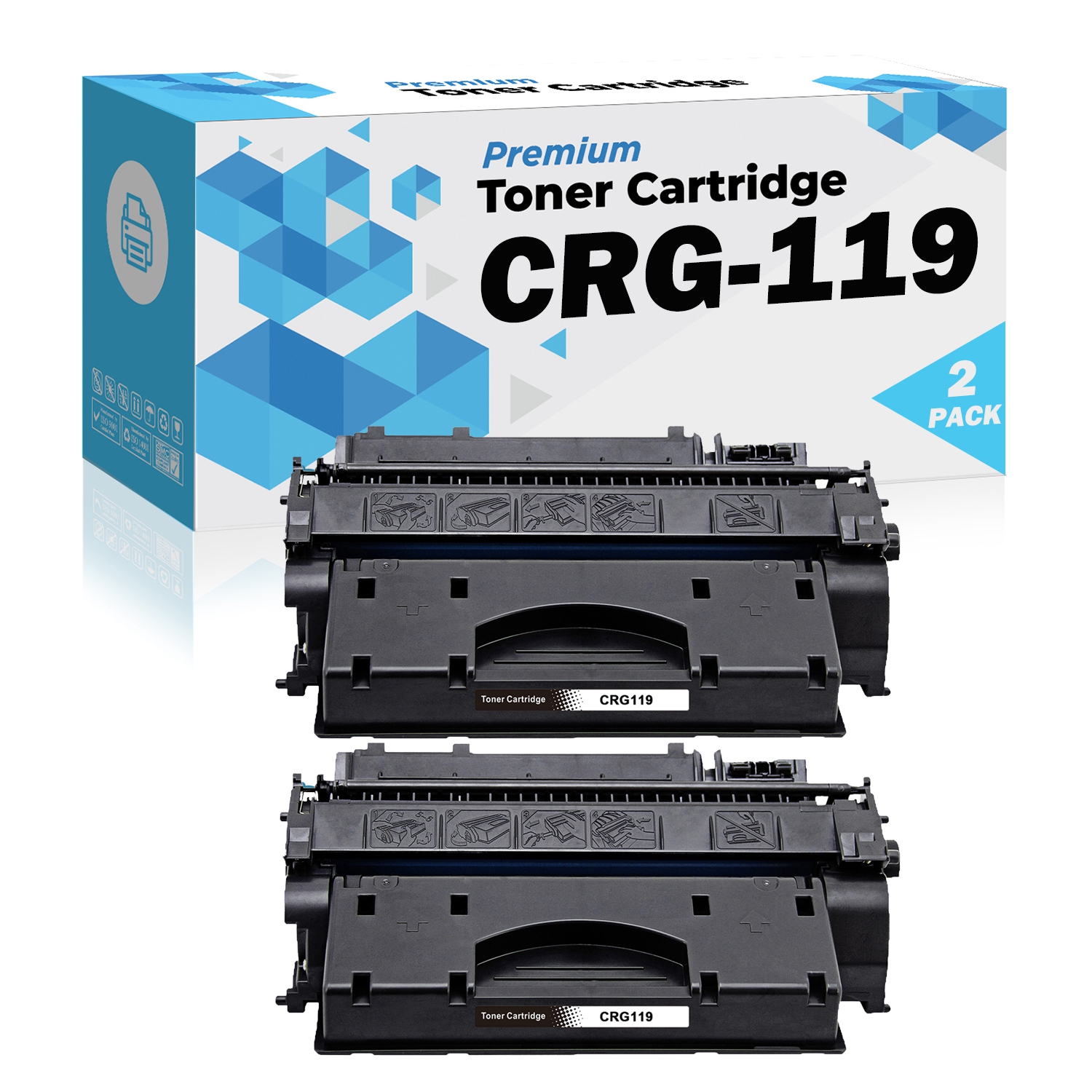 Ultra Toner® Compatible Canon 119 Black Toner Cartridge ImageClass LBP251dw 253dw 6300dn 6650dn 6670dn MF414dw 416dw 419dw 5850 5850dn 5880 5880dn