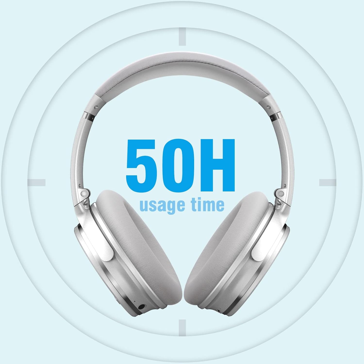 Srhythm – Casque d'écoute à suppression active du bruit NiceComfort 35, Bluetooth sans fil