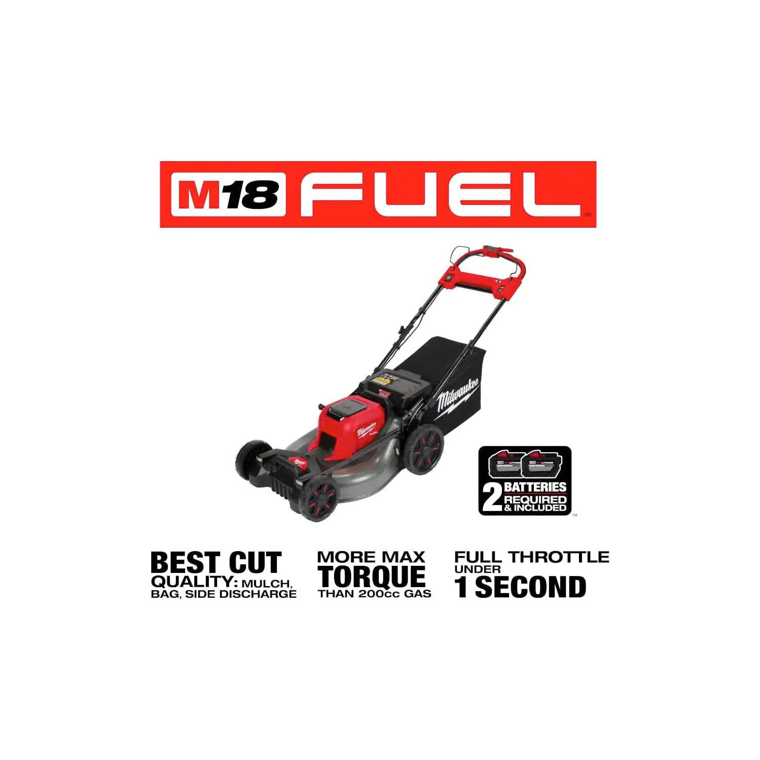 21" M18 Fuel Cordless Lawn Mower Kit - 18V