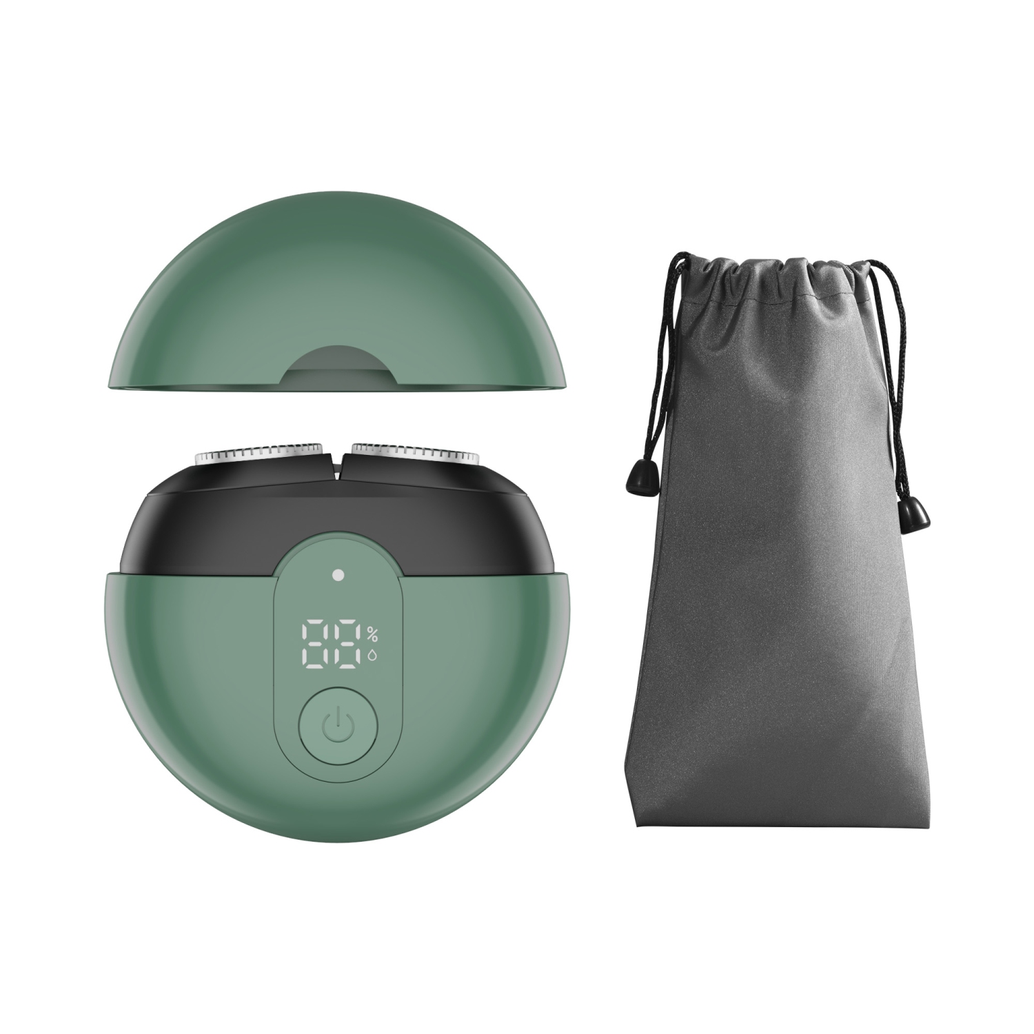 OKMI Portable Electric Razor Men, Waterproof Wet Dry Cordless Face Shaver, Rechargeable Grooming Beard Trimmer For Home Travel