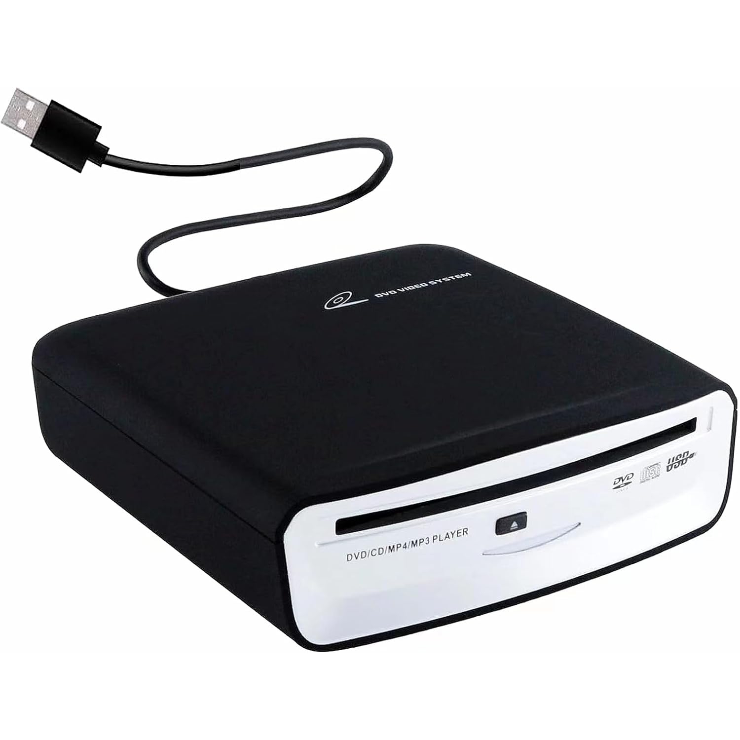 Lecteur de CD universel externe pour voiture, Lecteur de CD USB externe pour voiture Android Navigation - Noir