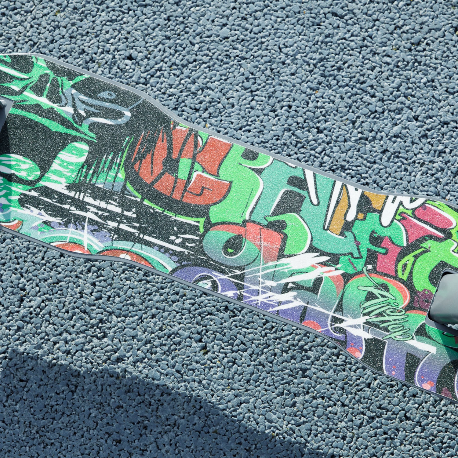 Trottinette de Qaba pour enfants de 6 à 12 ans, trottinette à hauteur réglable, frein sur aile arrière, grosse roue 200&nbsp;mm, trottinette pliable