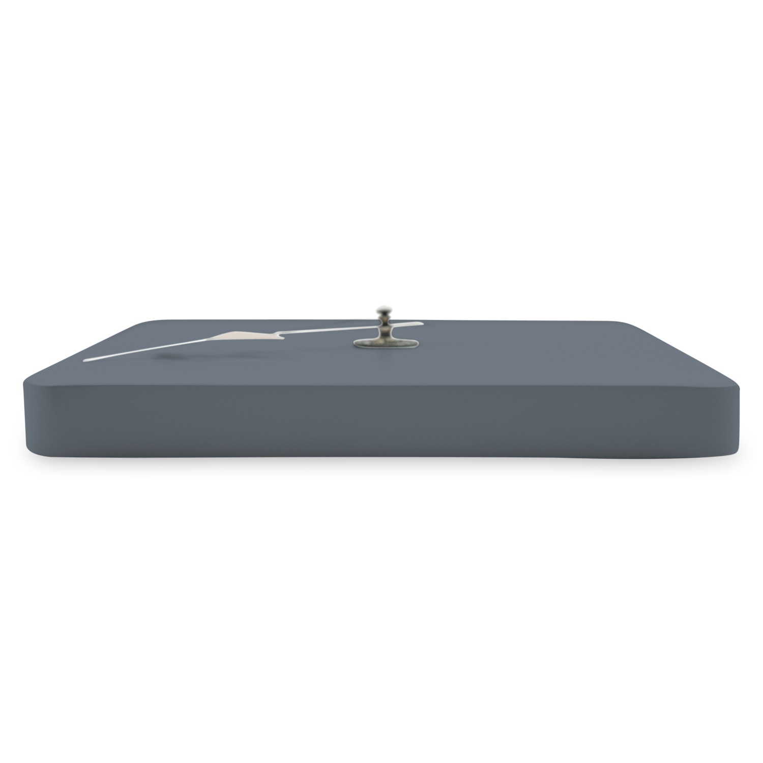 LeisureMod Manchester Modern Design Square Silent Non-Ticking Wall Clock