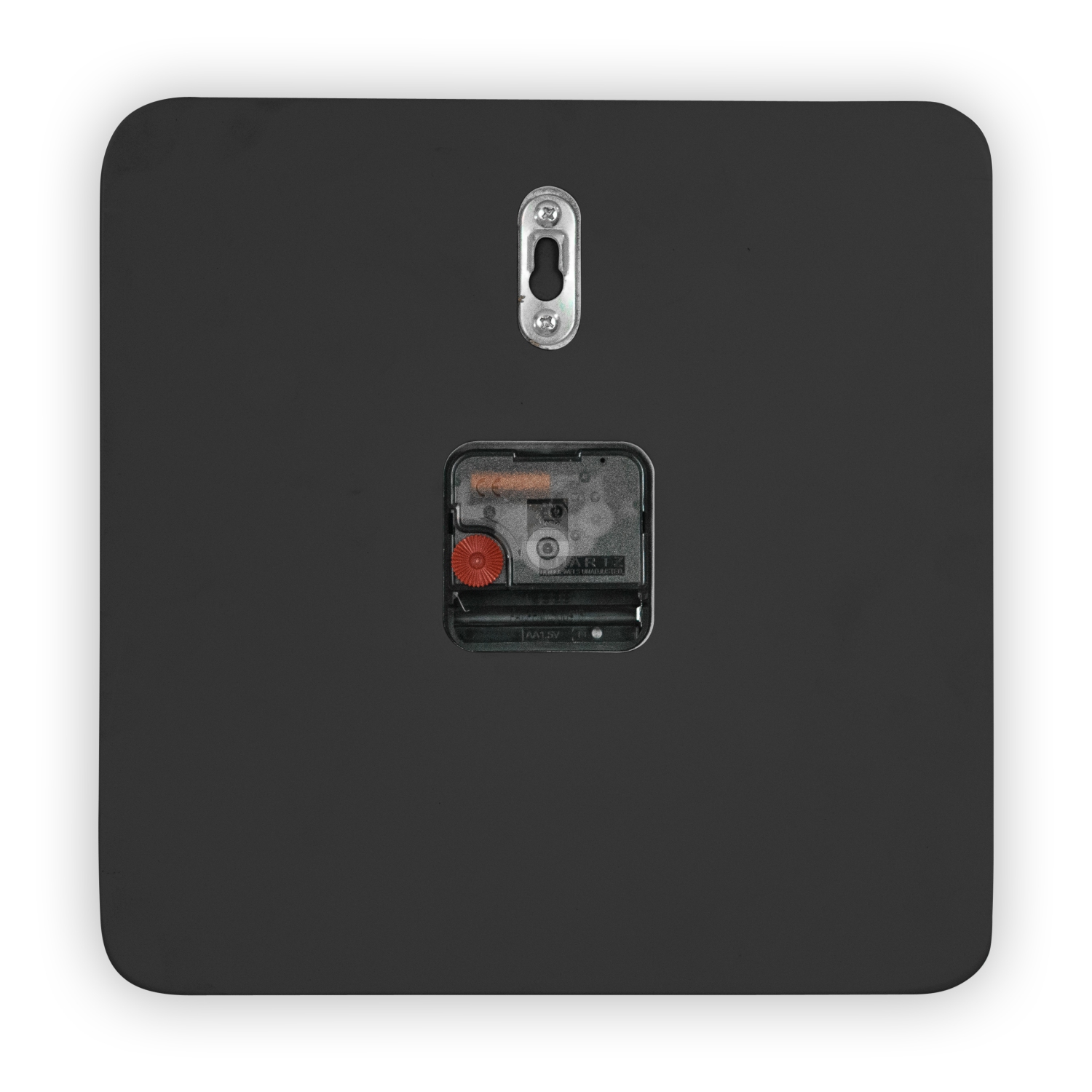 LeisureMod Manchester Modern Design Square Silent Non-Ticking Wall Clock