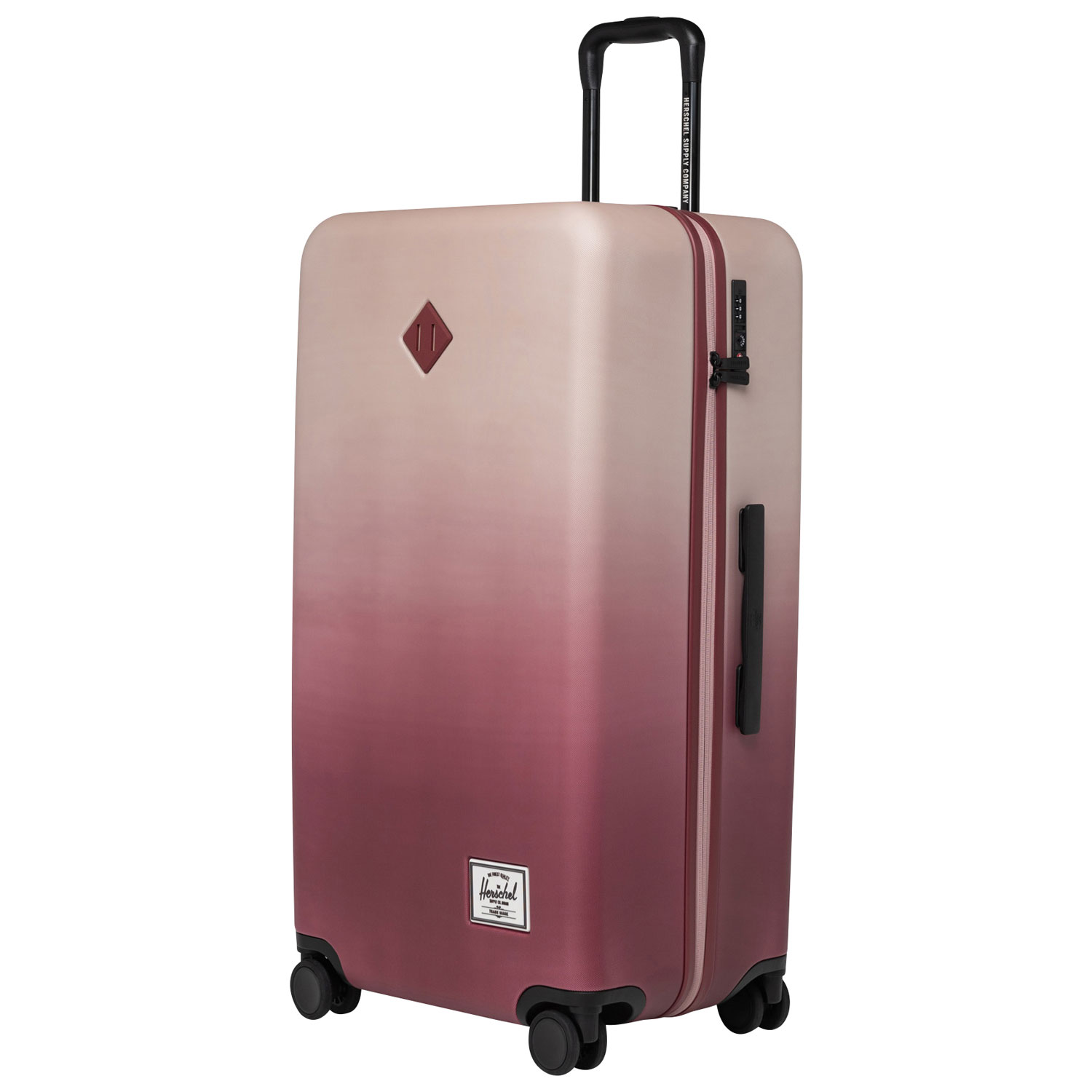 Valise rigide Heritage de Herschel Supply, 28 po - Rouge sang