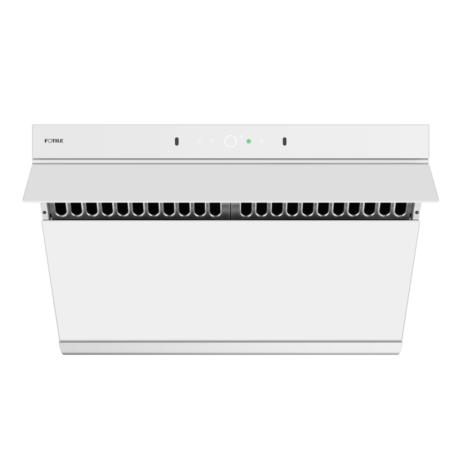 FOTILE JQG7507W 30″ White Range Hood – Slant Vent | Quiet Dual DC Motor | 1100 Powerful CFM | Motion Control | Sync with Cooktop