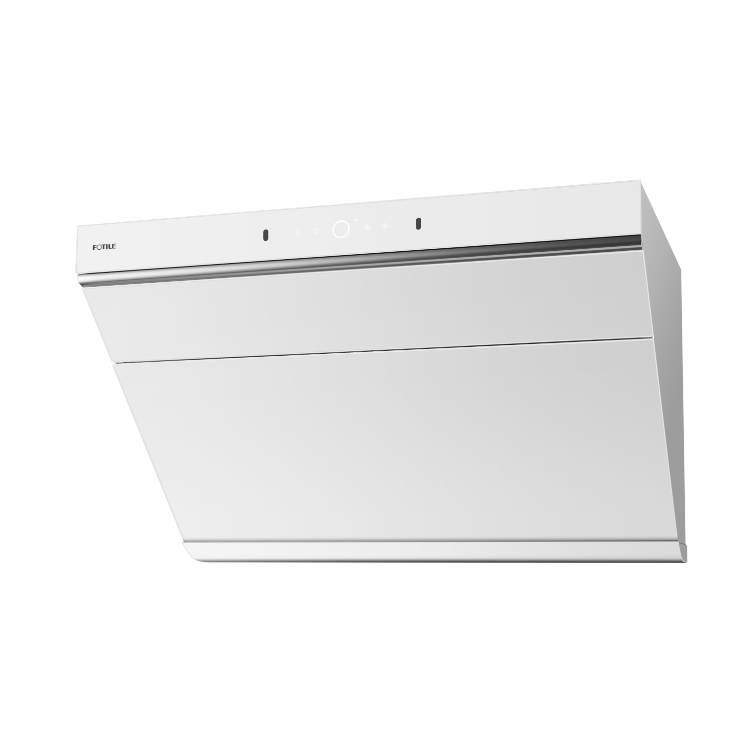 FOTILE JQG7507W 30″ White Range Hood – Slant Vent | Quiet Dual DC Motor | 1100 Powerful CFM | Motion Control | Sync with Cooktop