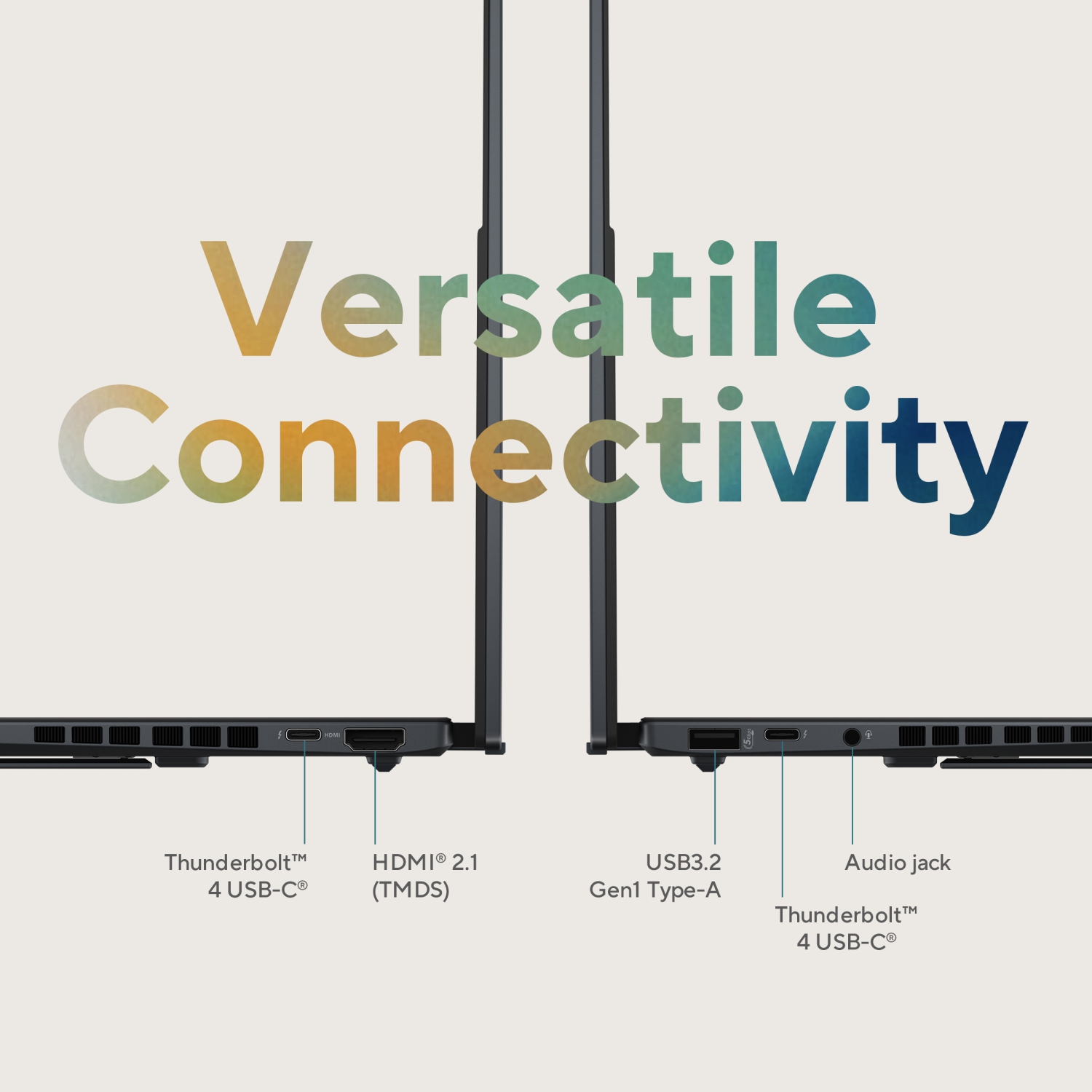 Portable à deux écrans tactiles Zenbook DUO d'ASUS (écran OLED 14&nbsp;po/processeur Core Ultra 9 285H d'Intel/carte graphique Arc d'Intel/mémoire