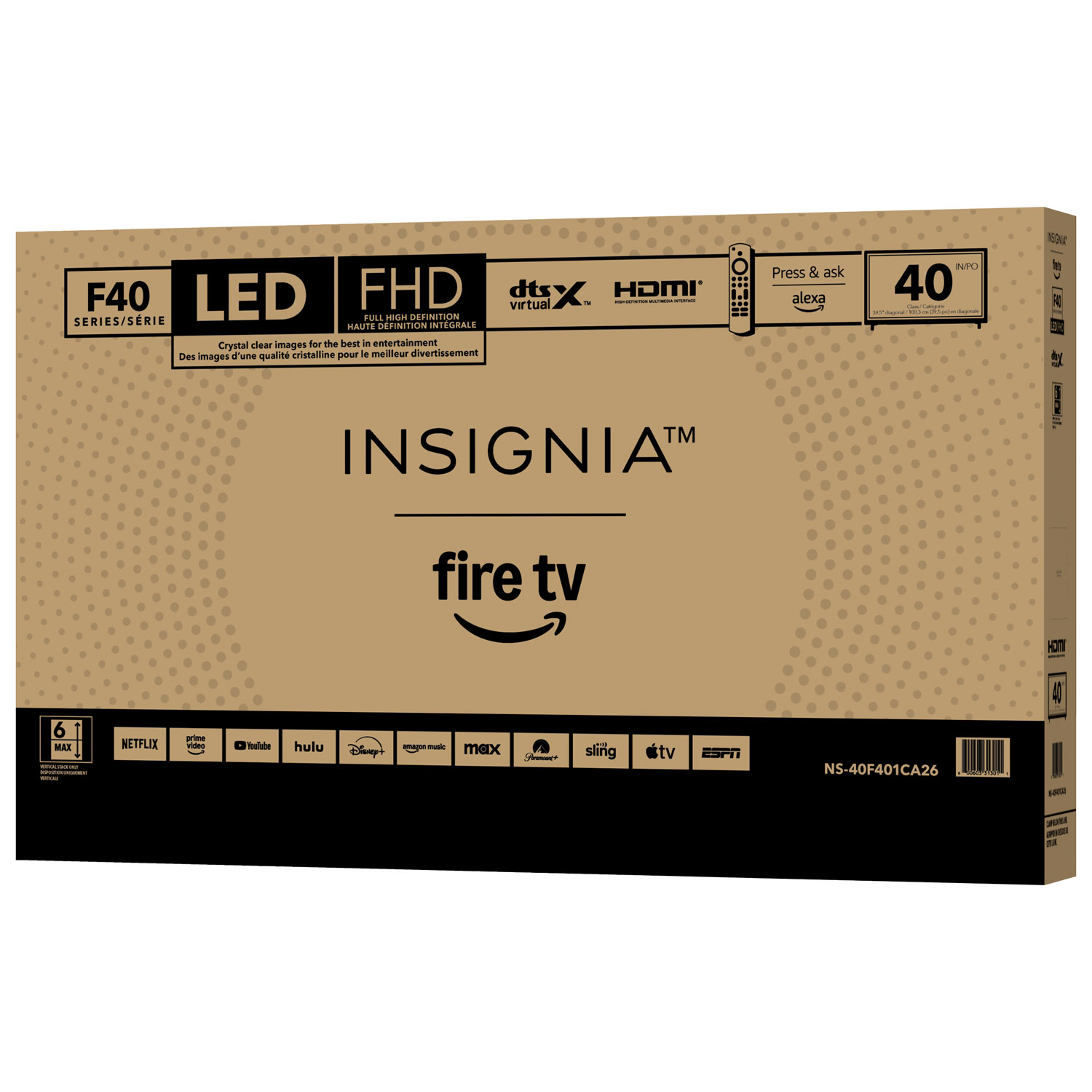 Téléviseur intelligent Fire TV ACL HD 1080p de 40 po d'Insignia - 2025