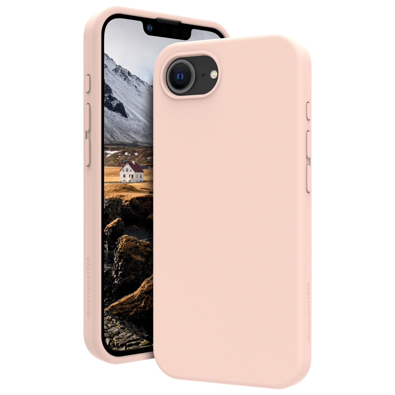 Étui rigide ajusté Monaco de Dbramante1928 avec MagSafe pour iPhone 16e - Rose