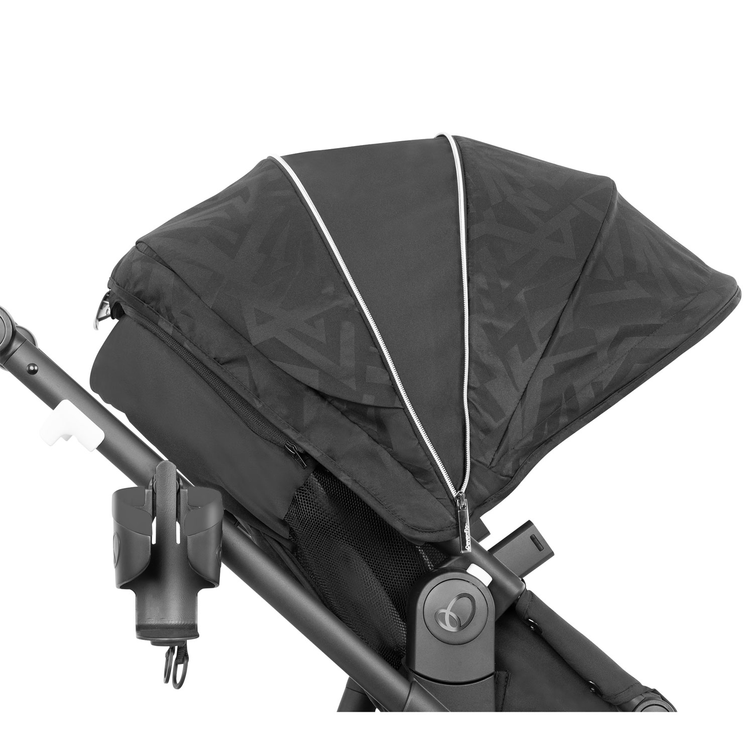 Poussette pleine grandeur Shyft Intuiti+ d'Evenflo - Noir Dubhan