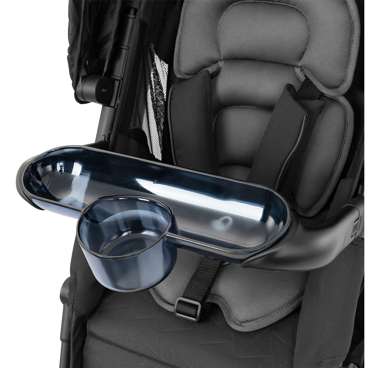 Poussette pleine grandeur Shyft Intuiti+ d'Evenflo - Noir Dubhan