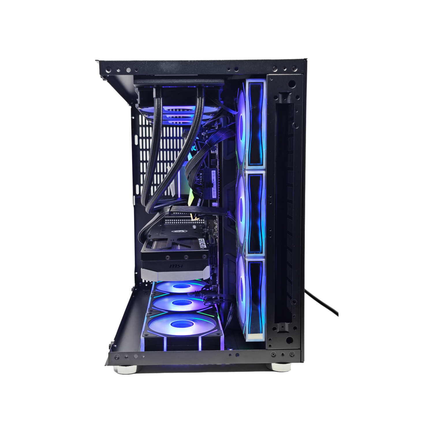 Ordinateur de jeu Uniway Ryzen 7 9800X3D d'AMD/360 Liquid Cool/2&nbsp;To SSD M2 d'AMD/32&nbsp;Go RAM DDR4/RTX 5080 de NVIDIA/DLSS 4/Wi-Fi 6/Win 11