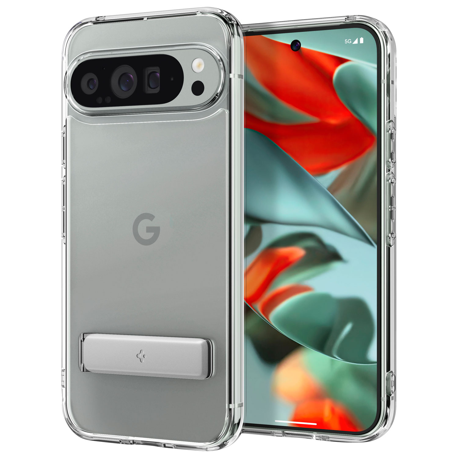 Spigen Slim Armor Essential S Fitted Hard Shell Case for Google Pixel 9a - Crystal Clear