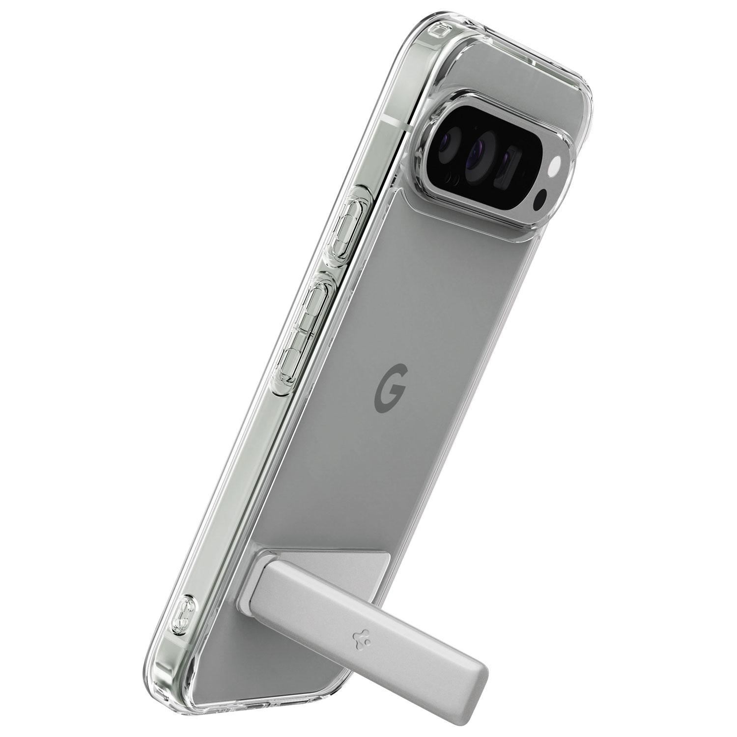 Spigen Slim Armor Essential S Fitted Hard Shell Case for Google Pixel 9a - Crystal Clear