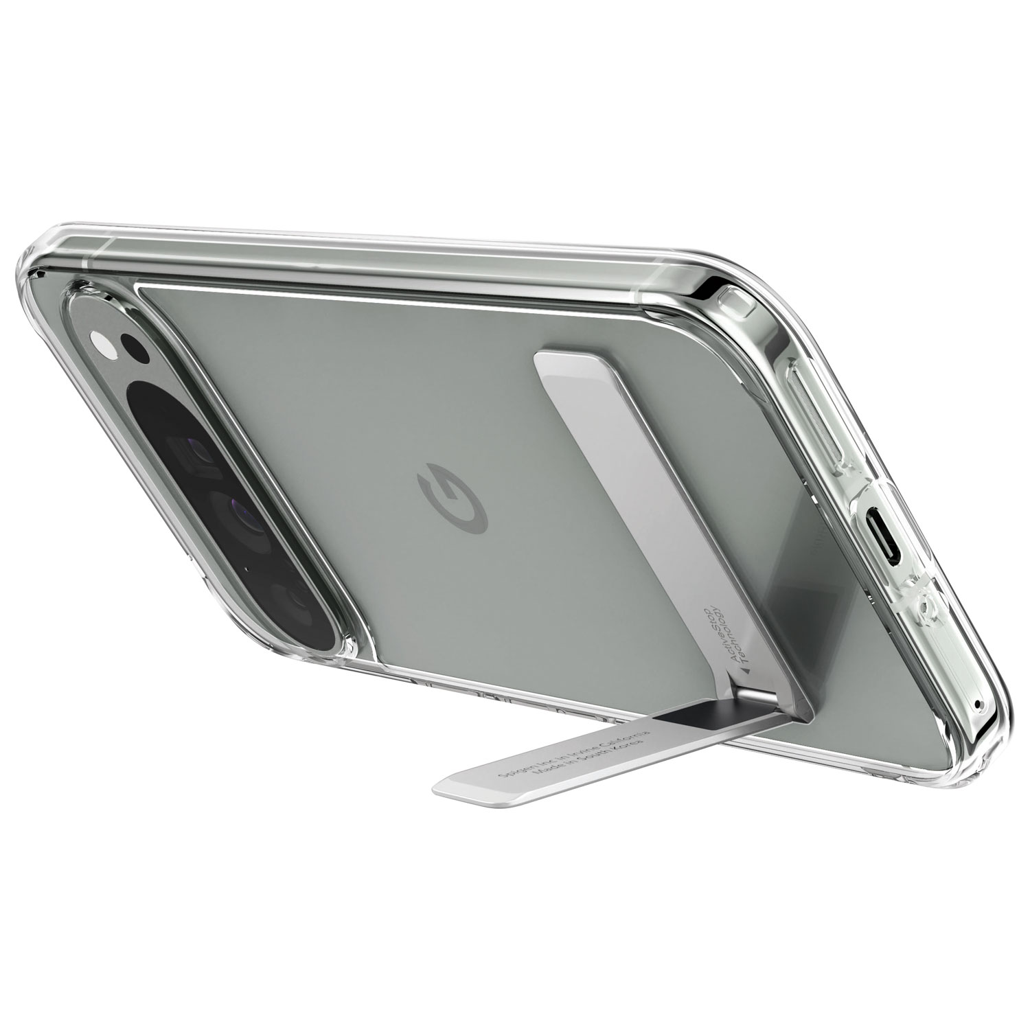 Spigen Slim Armor Essential S Fitted Hard Shell Case for Google Pixel 9a - Crystal Clear