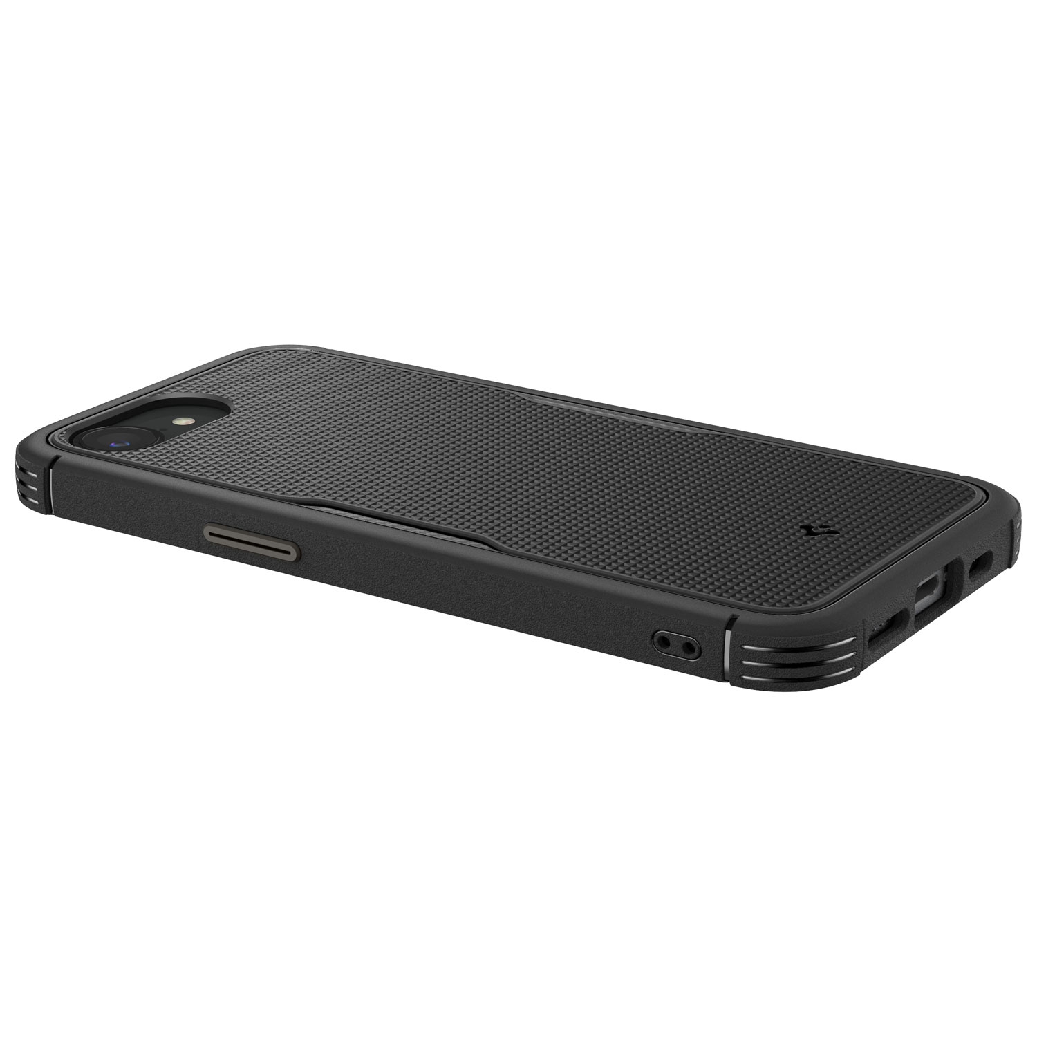 Étui rigide ajusté Core Armor MagFit de Spigen pour iPhone 16e - Noir mat