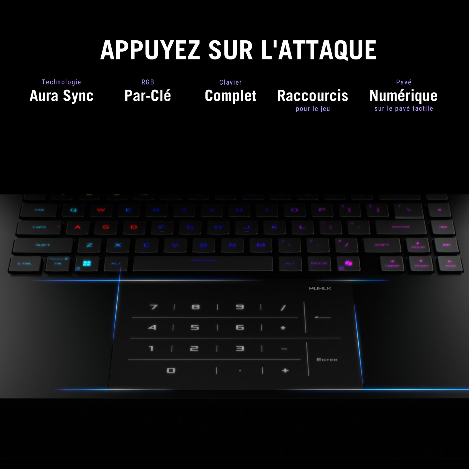 Portable de jeu ROG Strix SCAR de 16 po d'ASUS - Noir