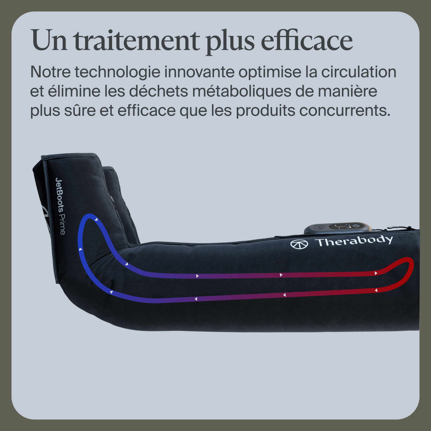 Therabody JetBoots Prime Compression Boots - Long - Black