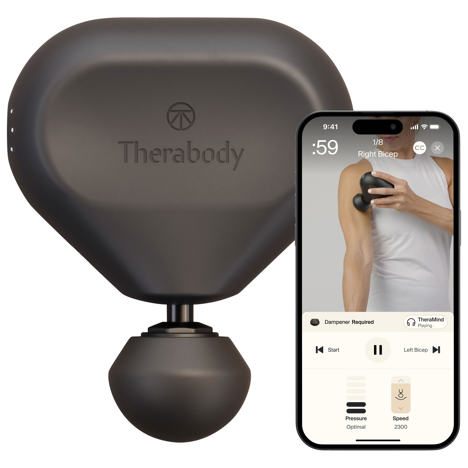 Therabody Theragun mini 3.0 Handheld Percussive Massage Device - Black