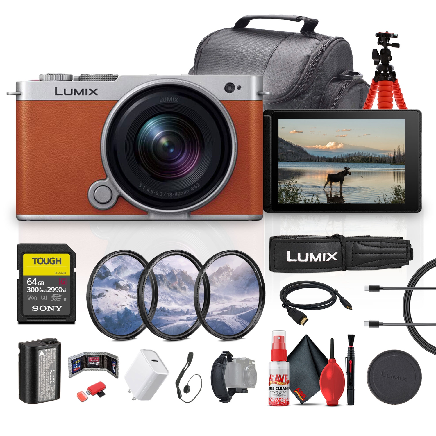 Panasonic Lumix S9 Mirrorless Camera with 18-40mm f/4.5-6.3 Lens + More
