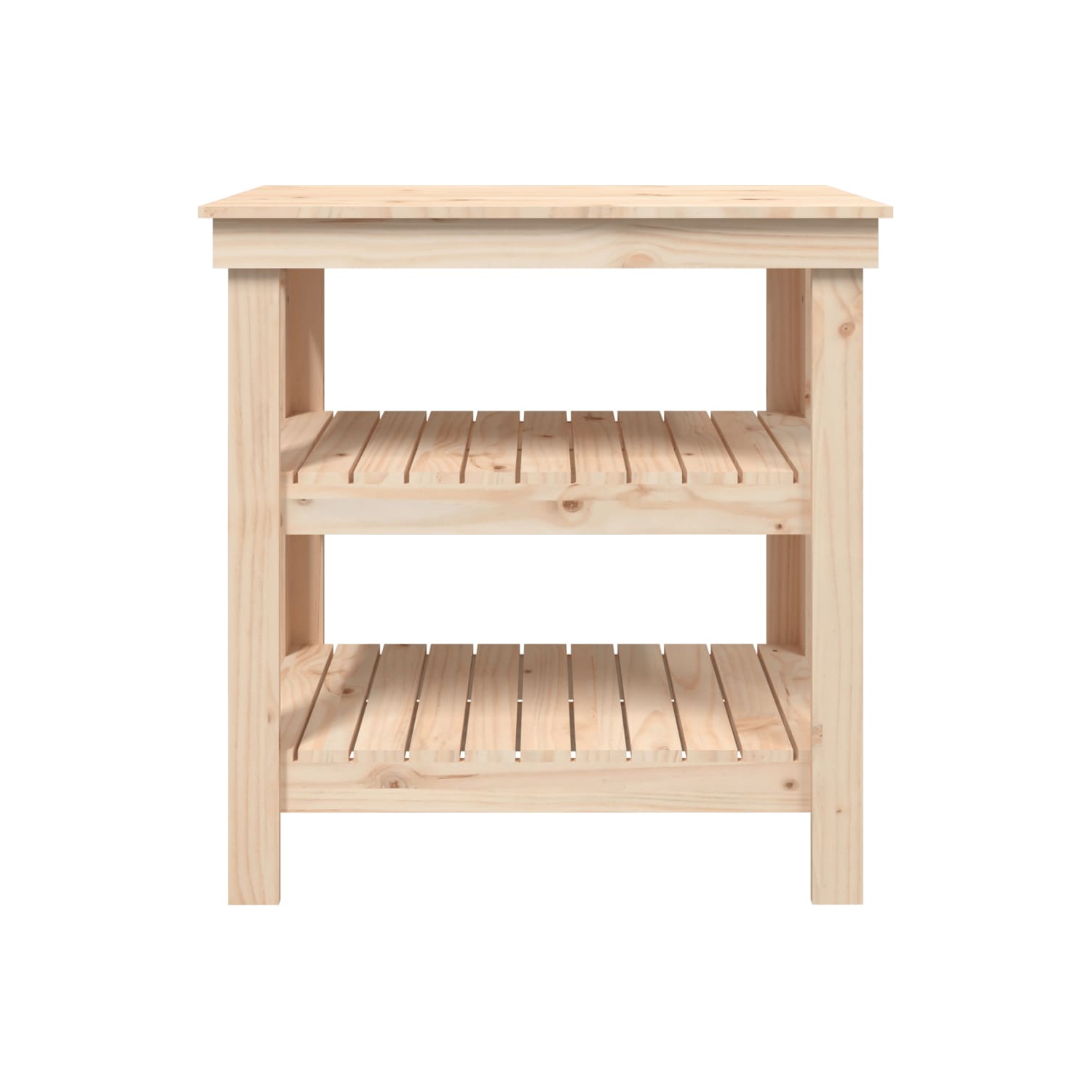 vidaXL Work Bench 78.5x50x80 cm Solid Wood Pine