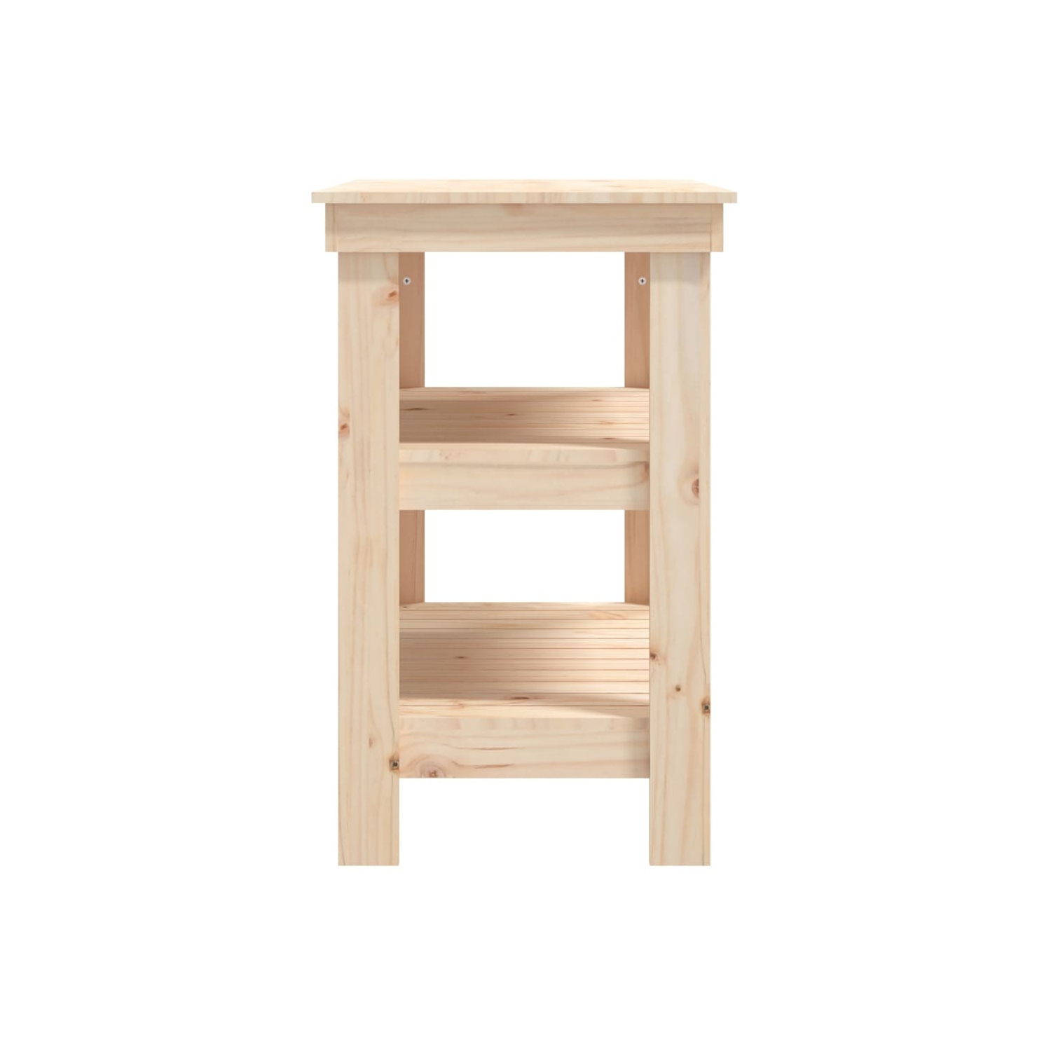 vidaXL Work Bench 78.5x50x80 cm Solid Wood Pine