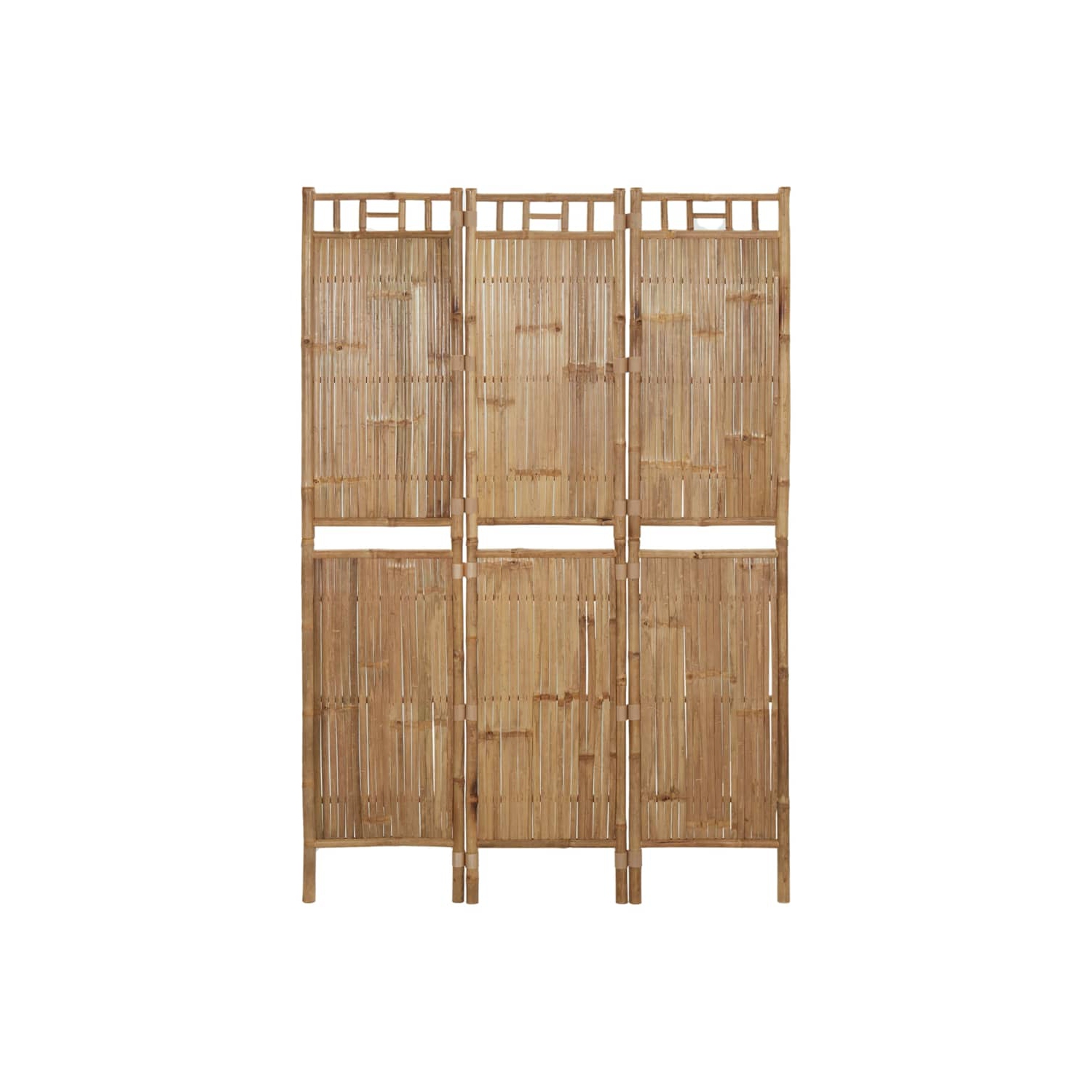 VidaXL – Séparateur de pièce à 3 panneaux en bambou 120 180&nbsp;cm