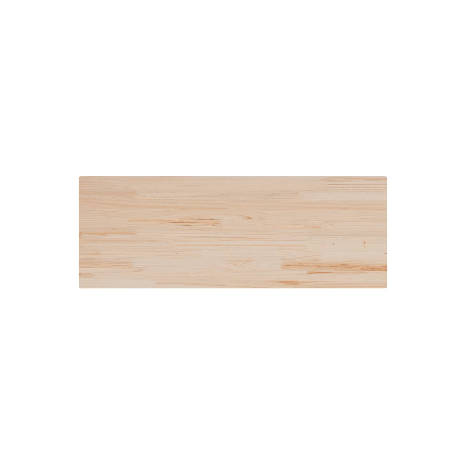 vidaXL Table Top 110x40x1.7 cm Rectangular Solid Wood Pine