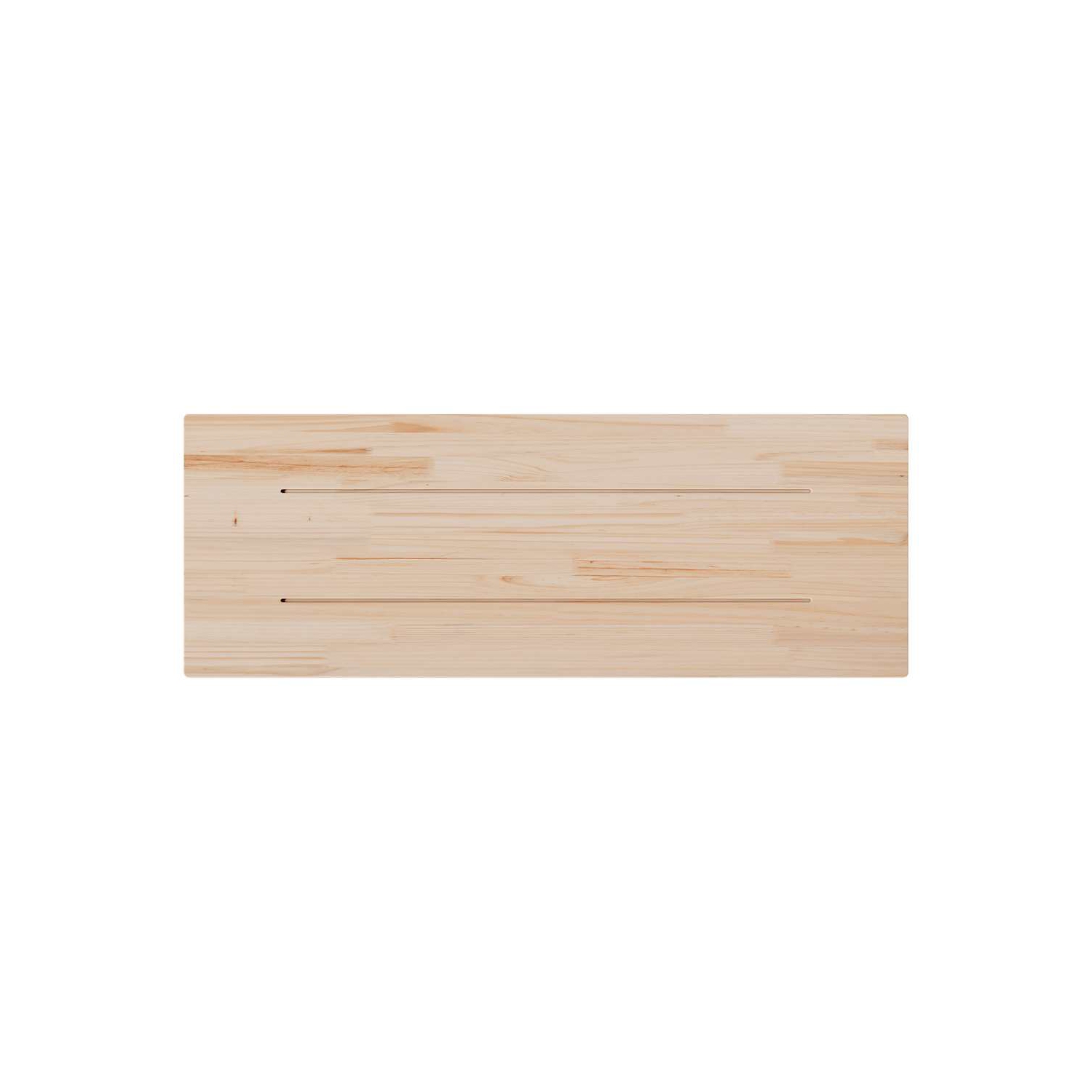 vidaXL Table Top 110x40x1.7 cm Rectangular Solid Wood Pine