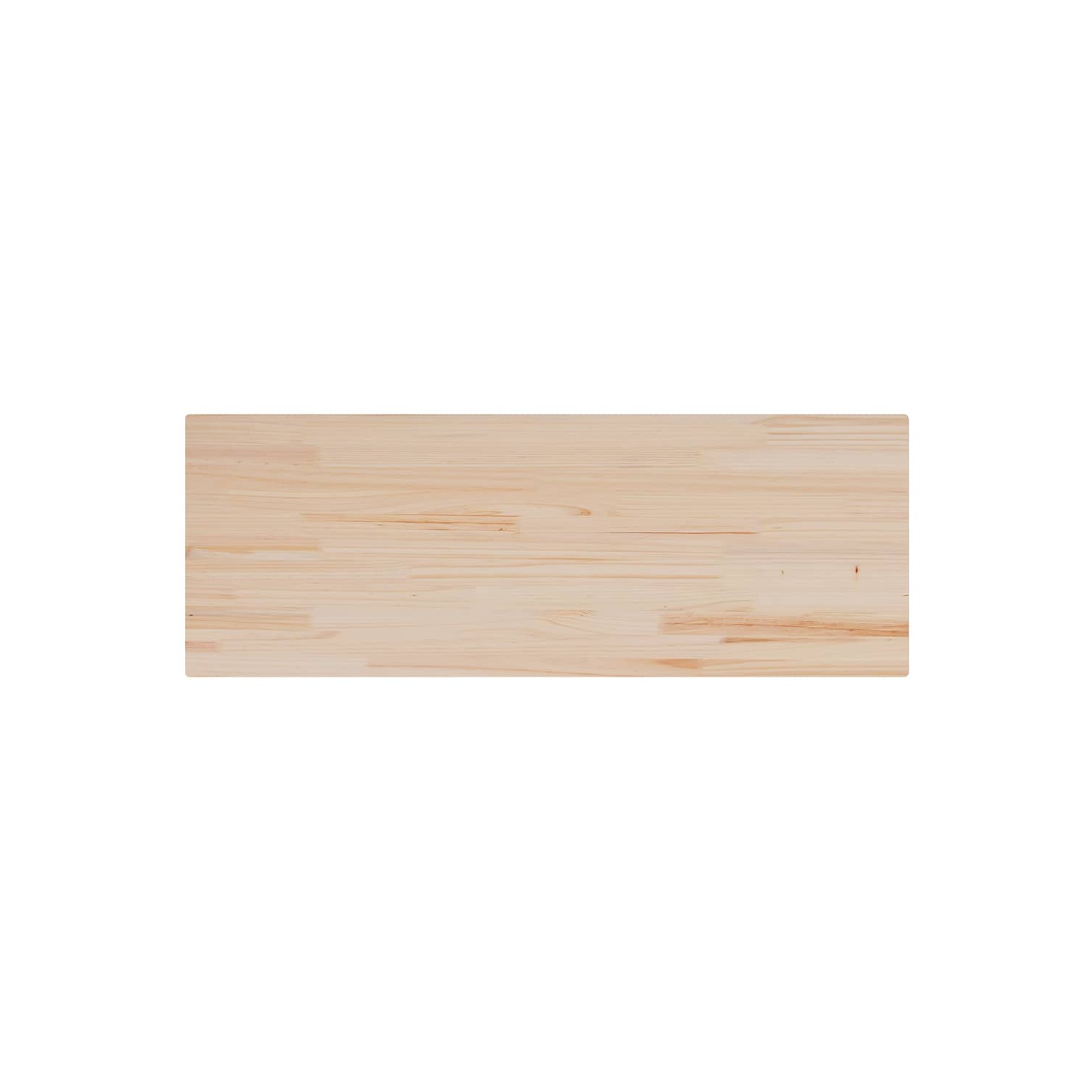 vidaXL Table Top 110x40x2.5 cm Rectangular Solid Wood Pine