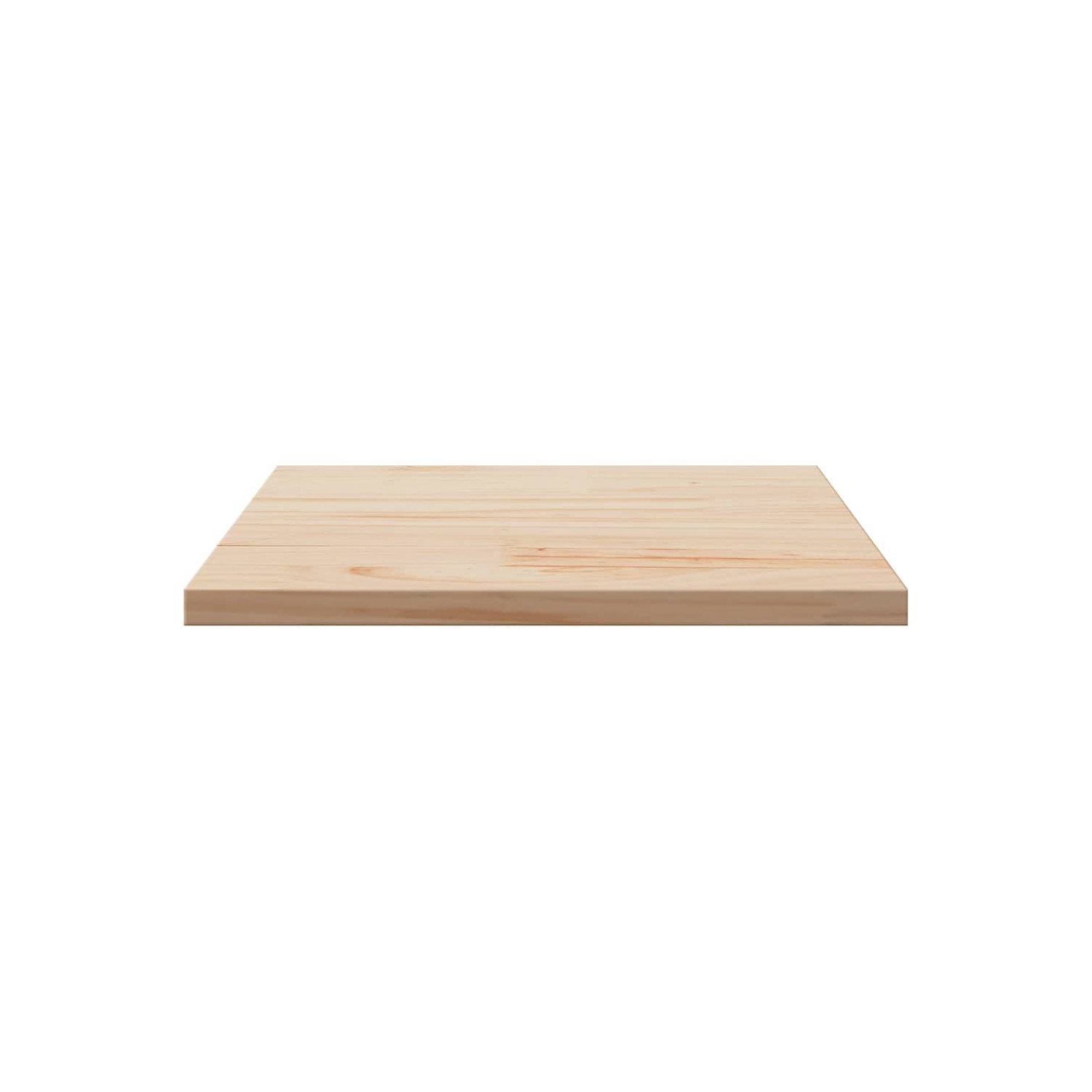 vidaXL Table Top 50x50x2.5 cm Square Solid Wood Pine
