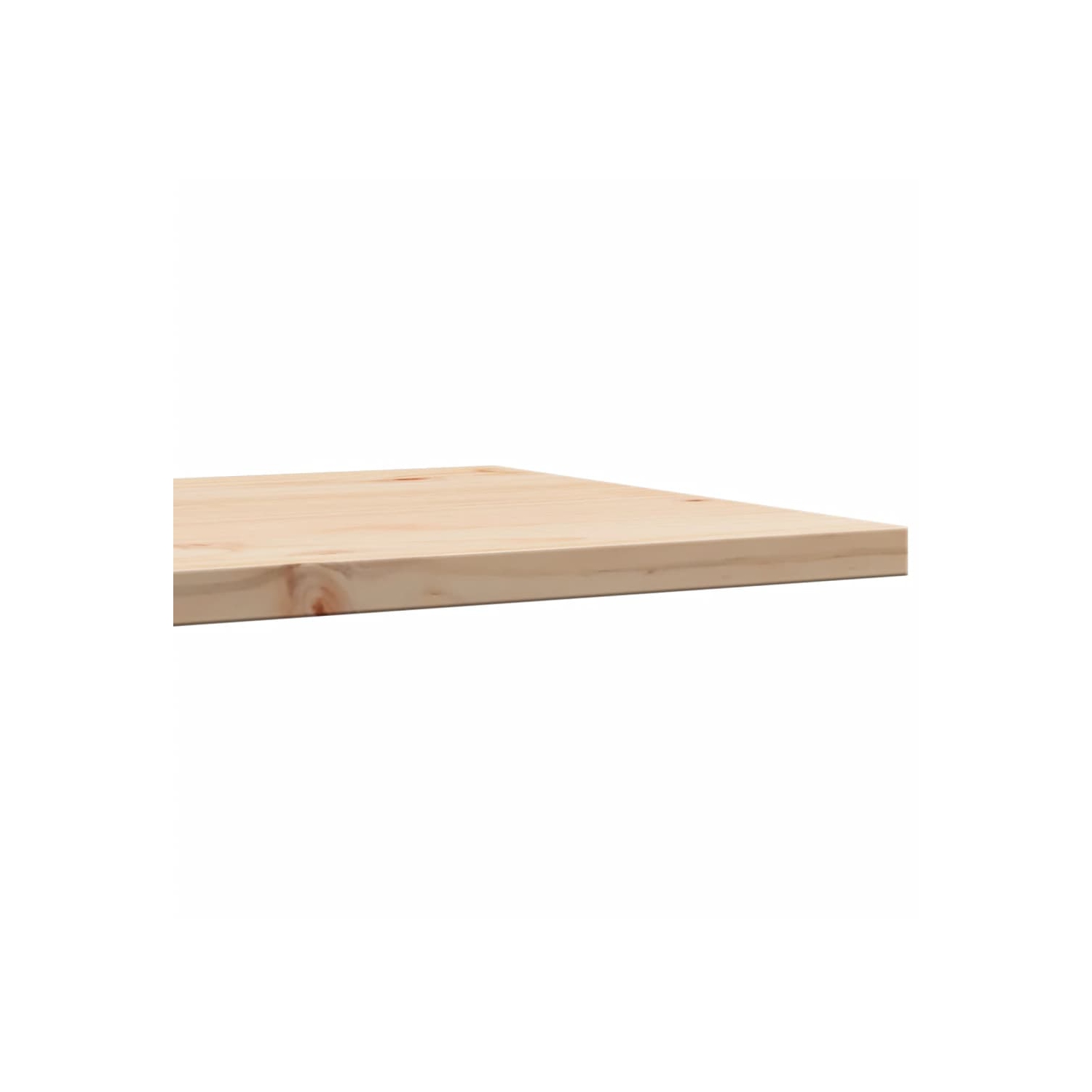 vidaXL Table Top 50x50x2.5 cm Square Solid Wood Pine