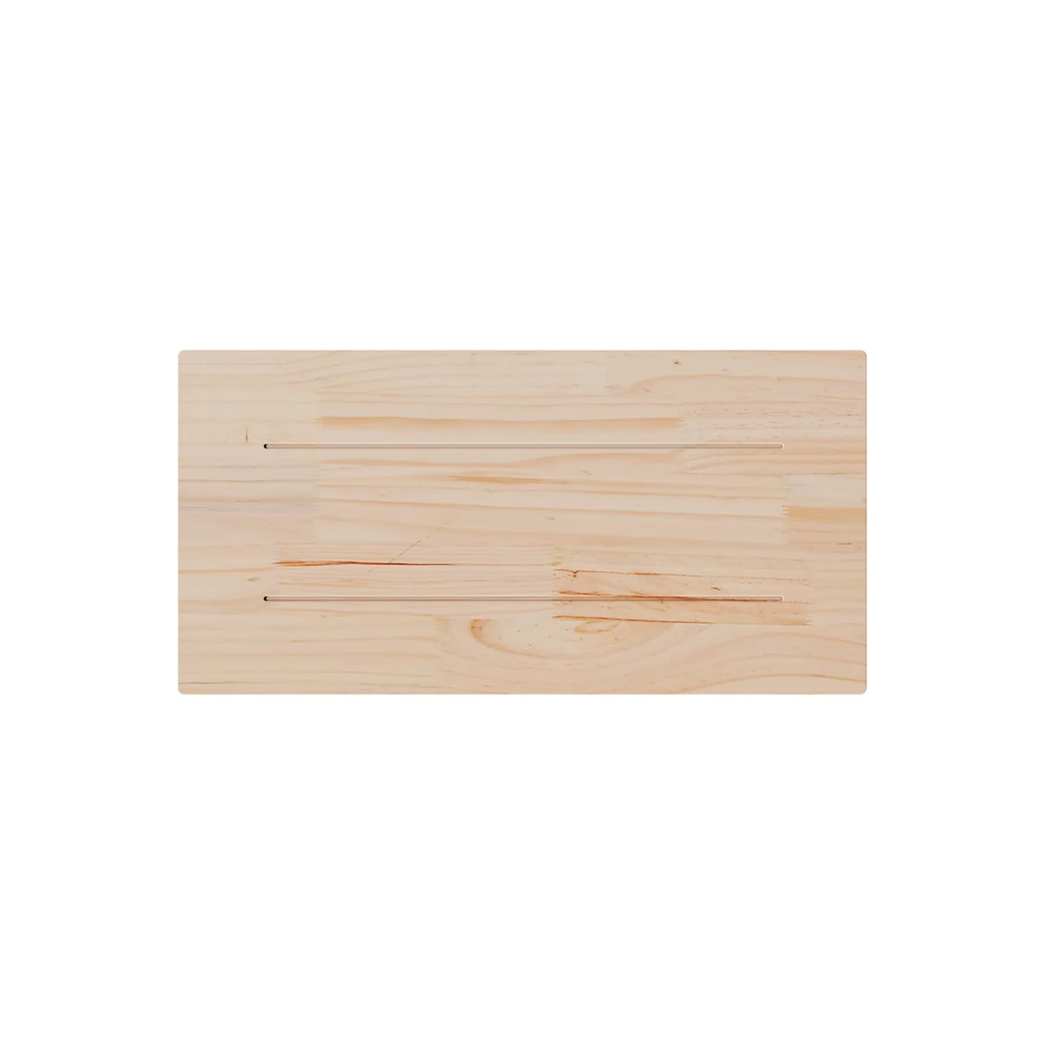vidaXL Table Tops 2 pcs 80x40x1.7 cm Rectangular Solid Wood Pine