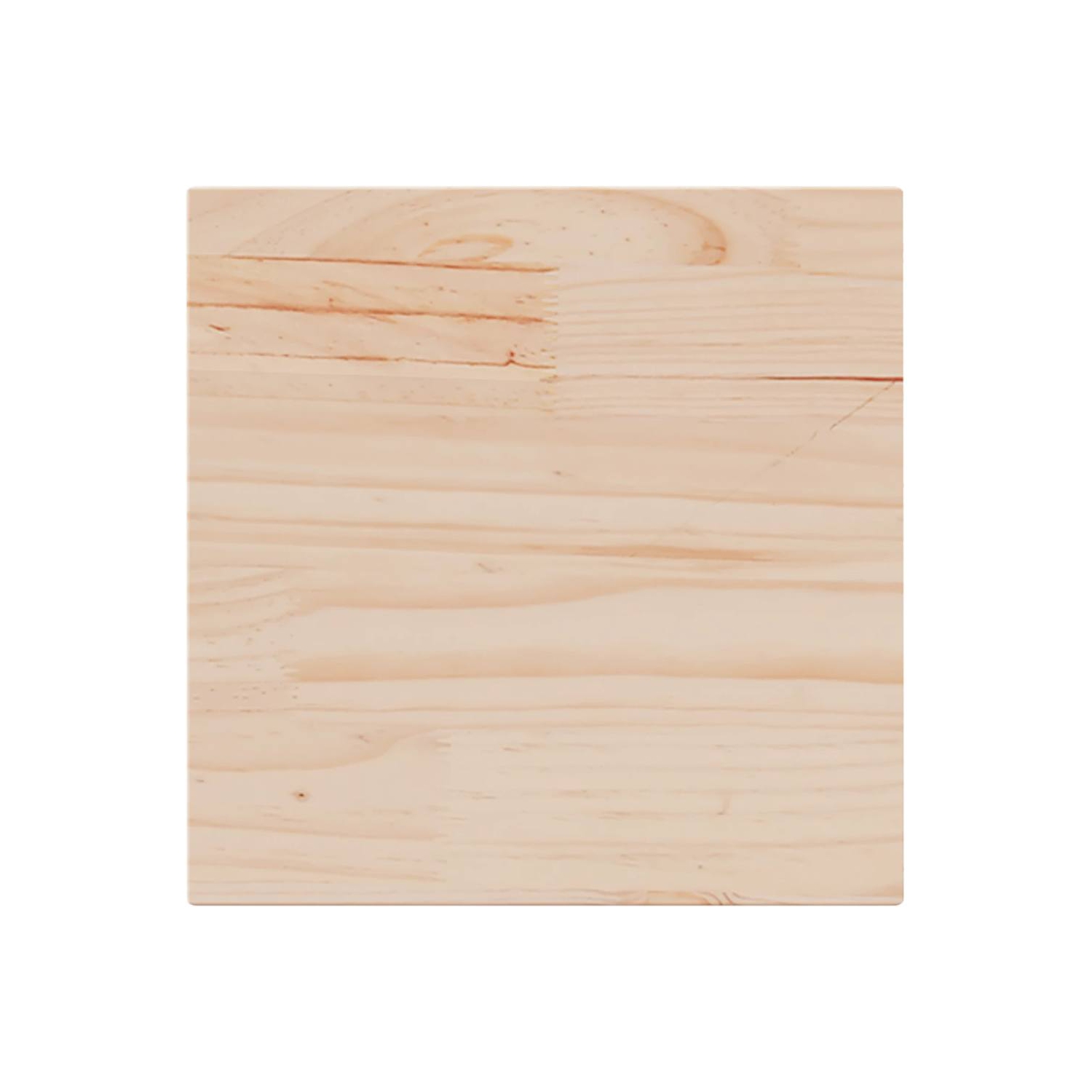 vidaXL Table Top 40x40x1.7 cm Square Solid Wood Pine